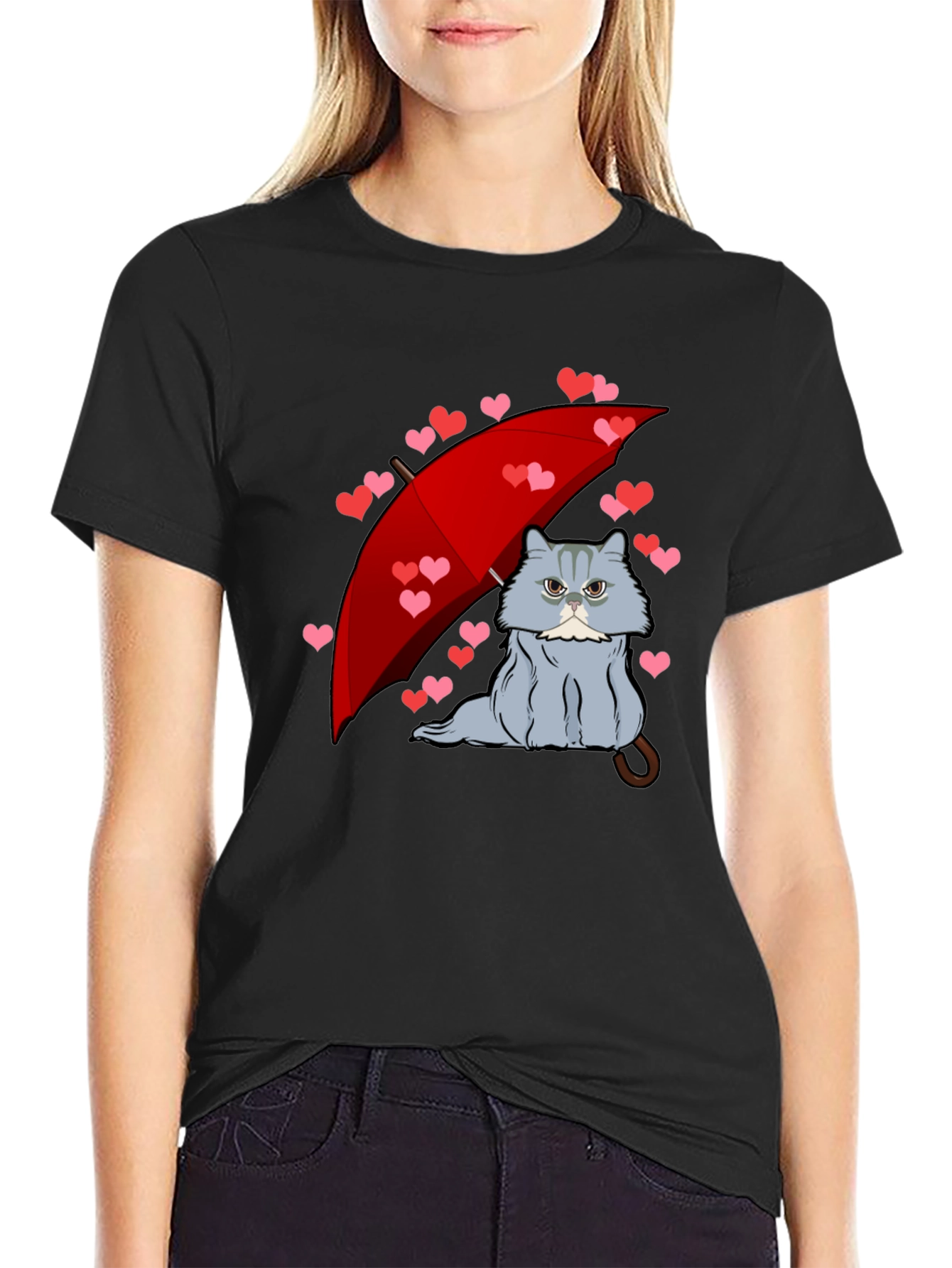 Grumpy Cat Valentines Day T-Shirt