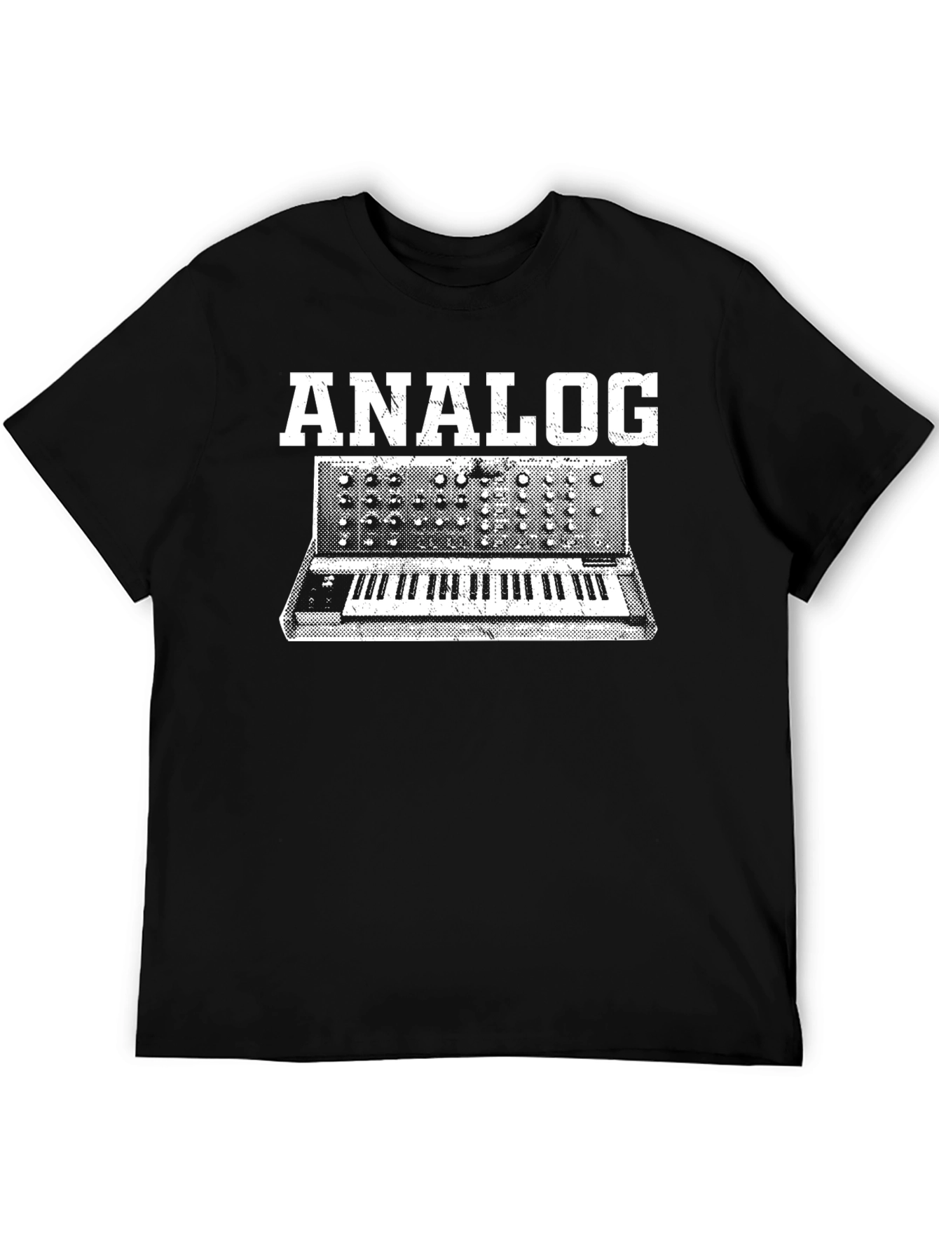 Analog Synth Graphic Tee - Musician T-Shirt