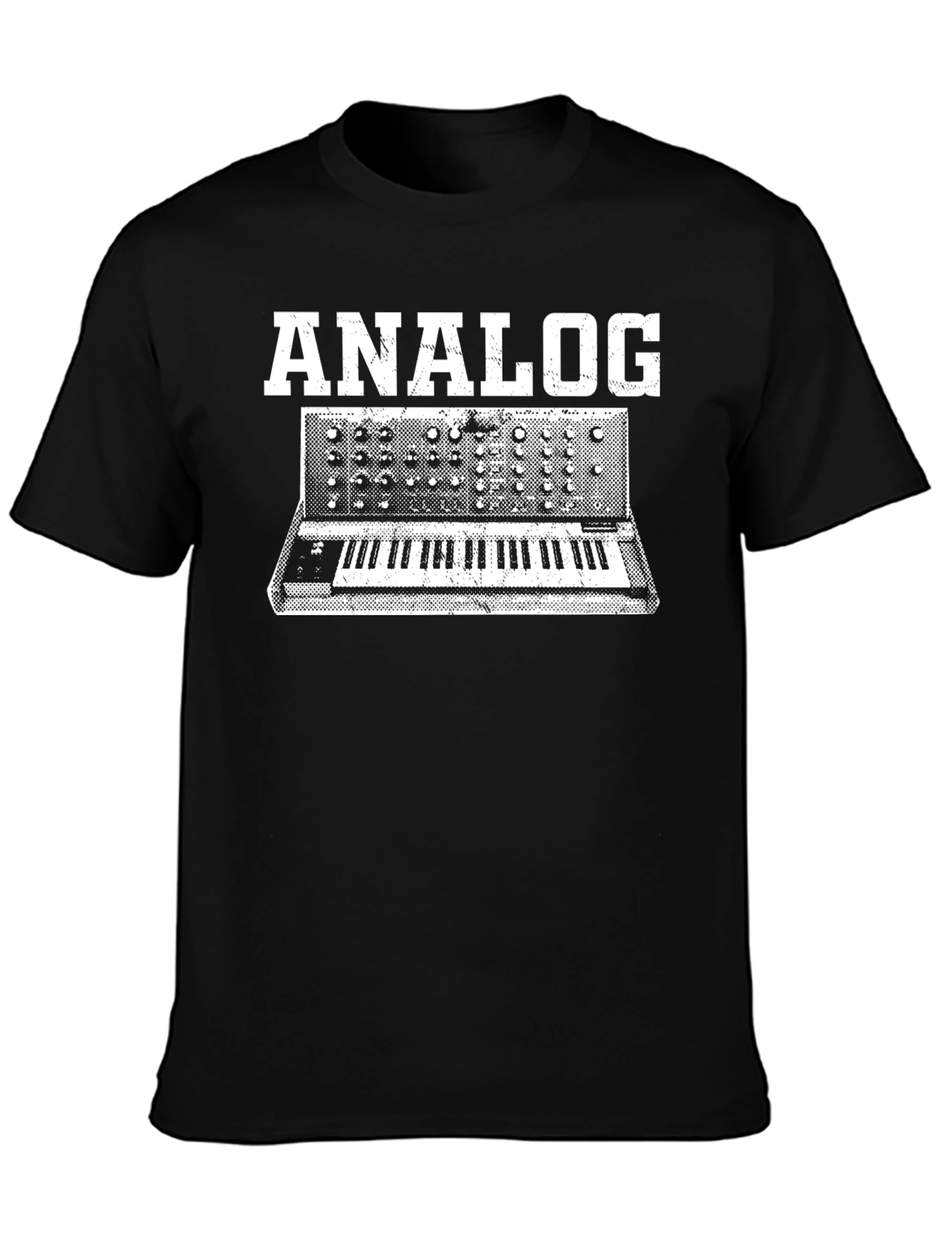 Analog Synth Graphic Tee - Musician T-Shirt
