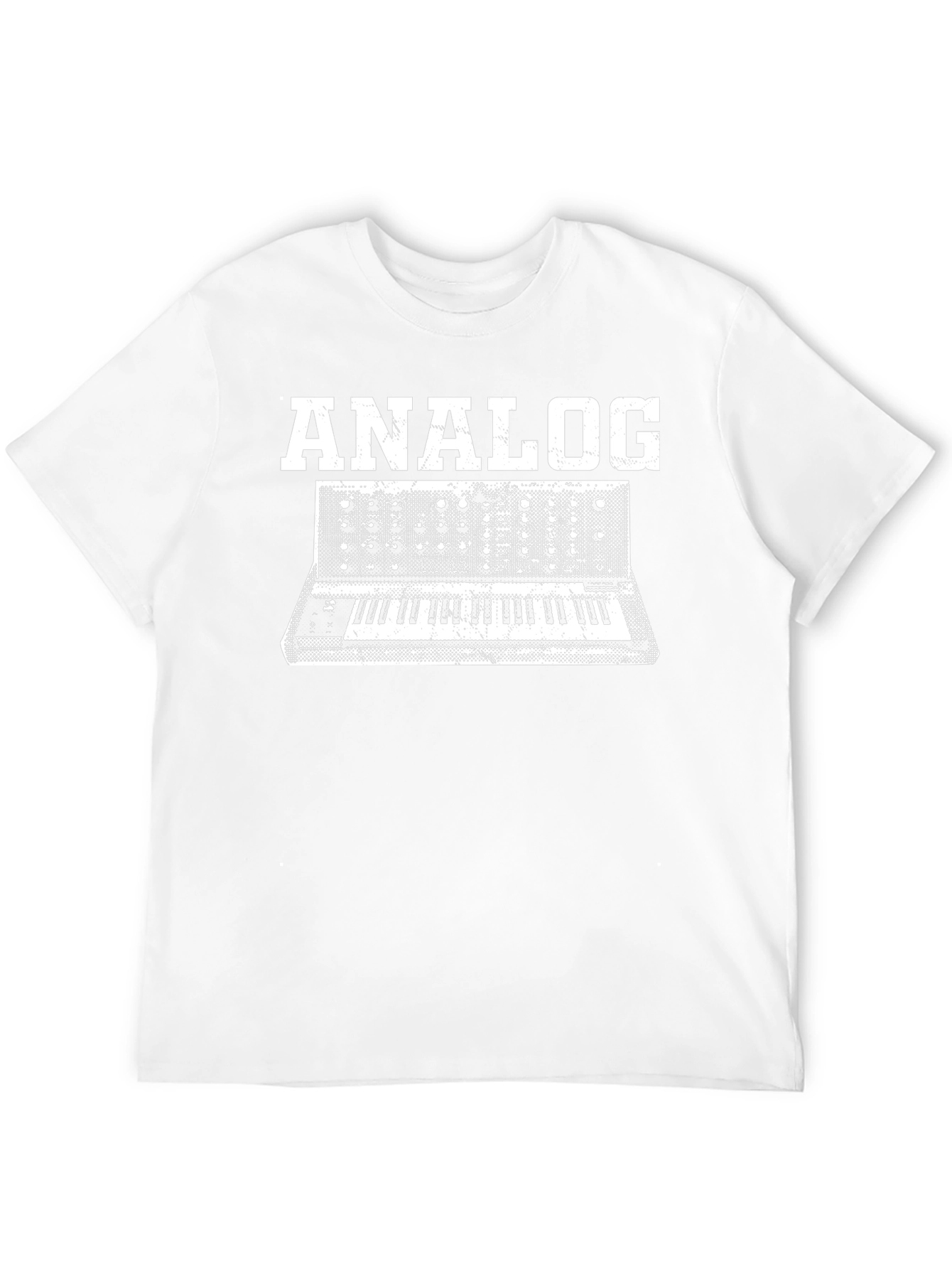Analog Synth Graphic Tee - Musician T-Shirt