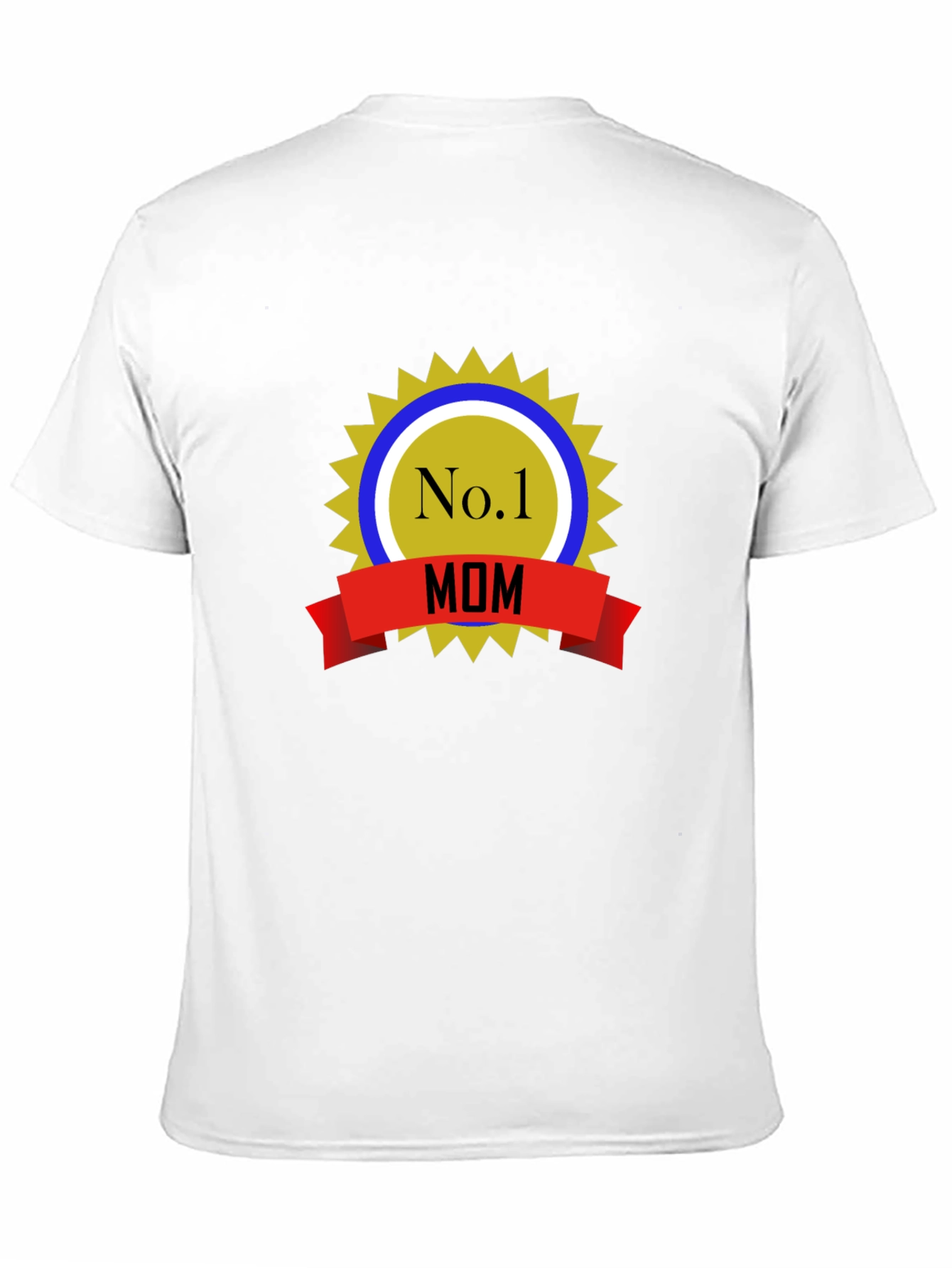 No.1 Mom T-Shirt - Black Cotton Blend