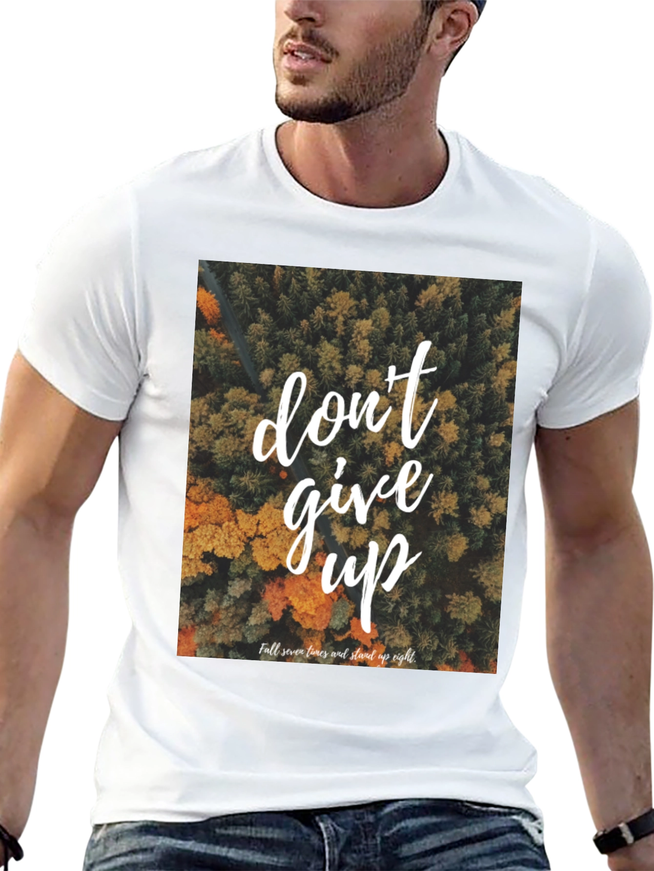 Motivational Graphic Tee - Dont Give Up