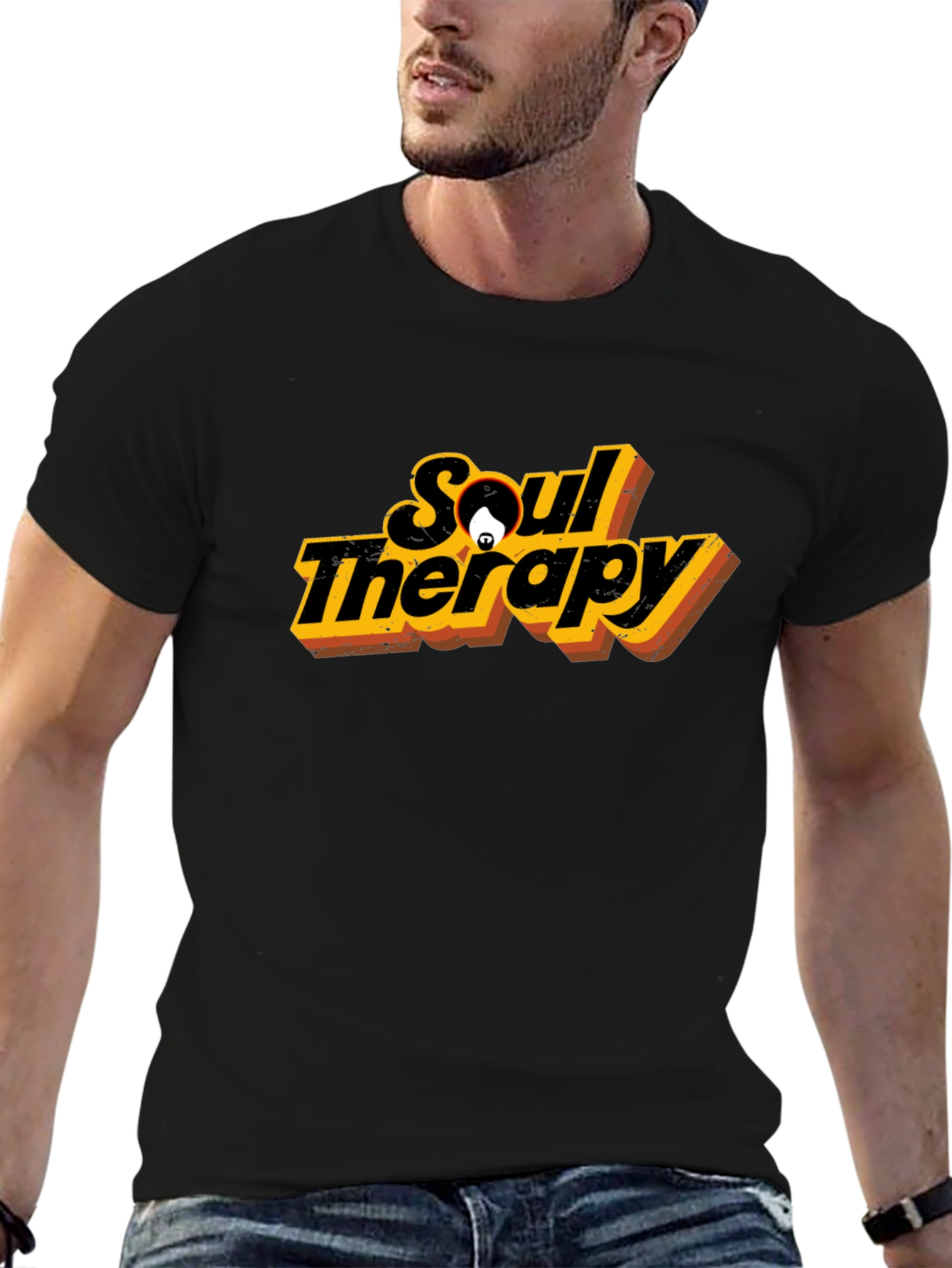 Soul Therapy Graphic Tee - Retro Style