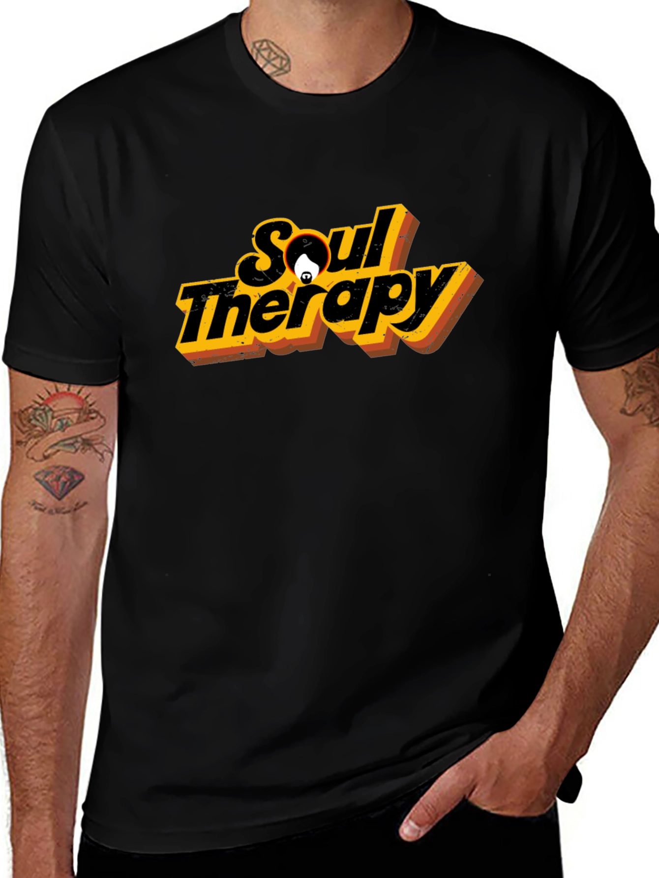 Soul Therapy Graphic Tee - Retro Style
