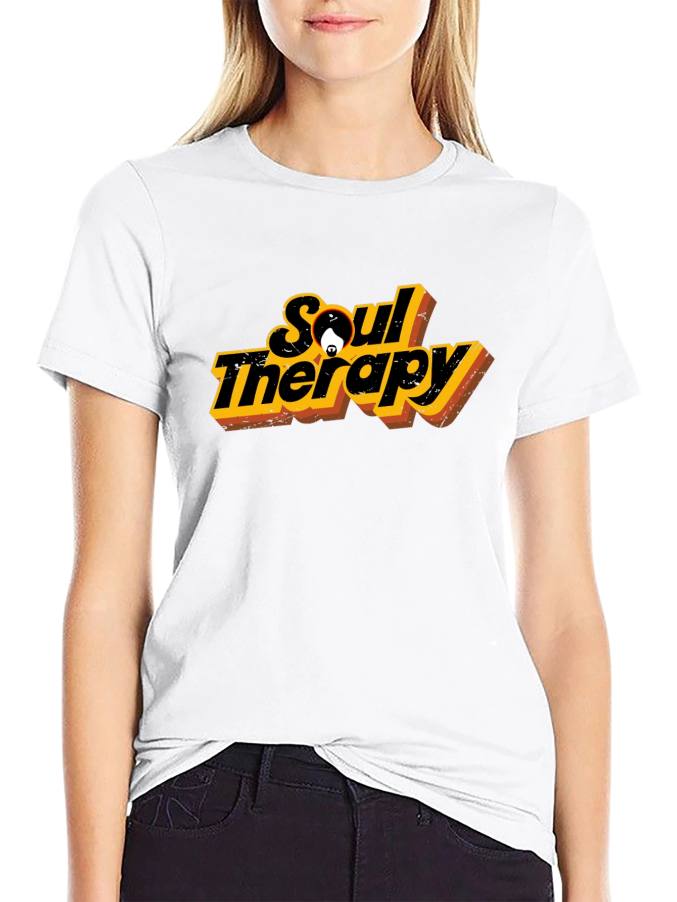 Soul Therapy Graphic Tee - Retro Style