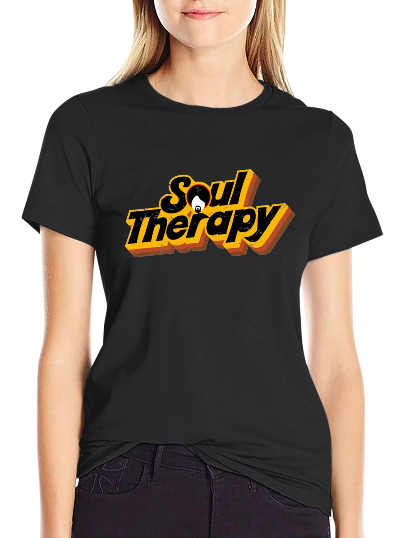 Soul Therapy Graphic Tee - Retro Style