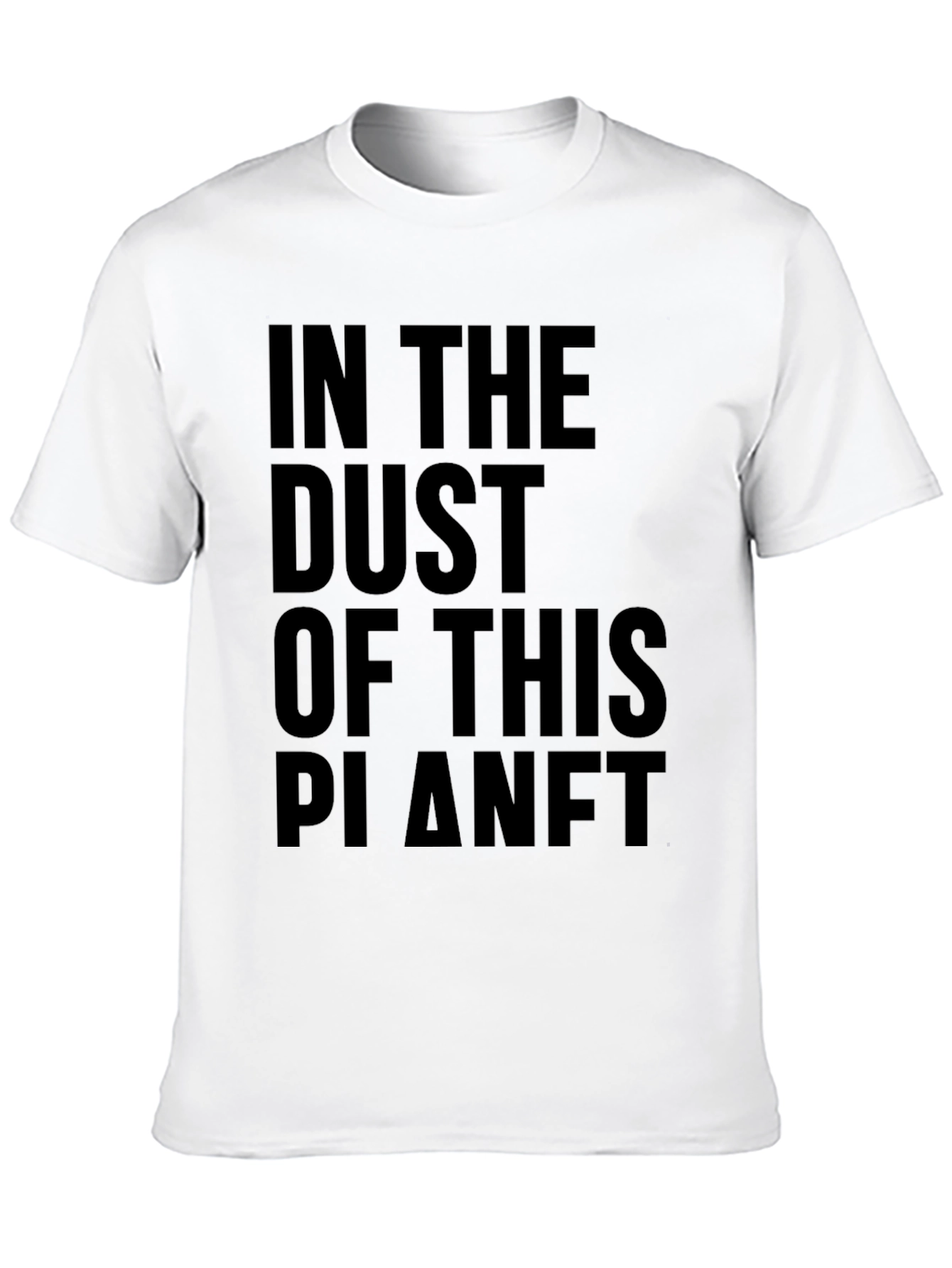 In The Dust Of This Planet Black Graphic Tee