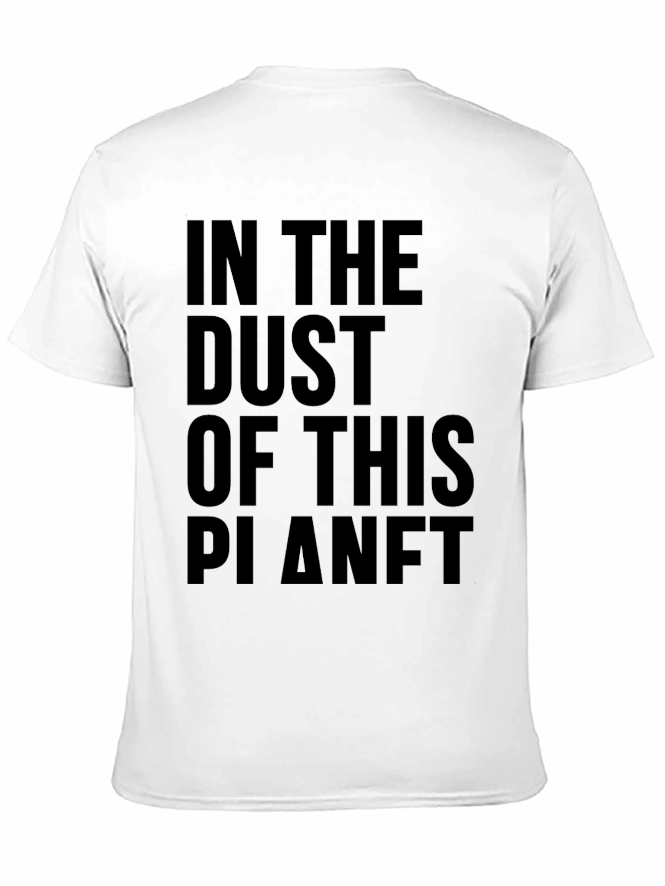 In The Dust Of This Planet Black Graphic Tee