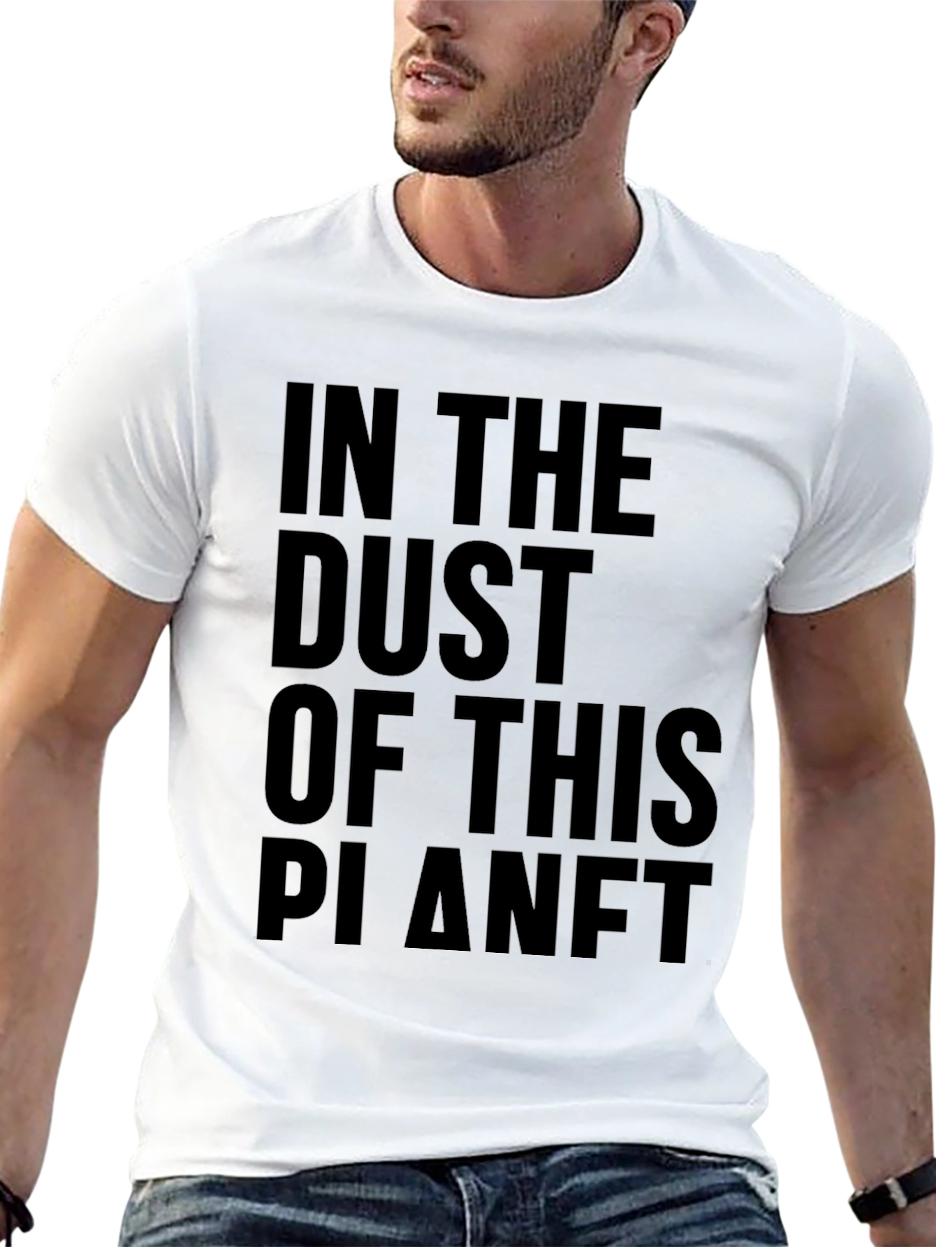 In The Dust Of This Planet Black Graphic Tee