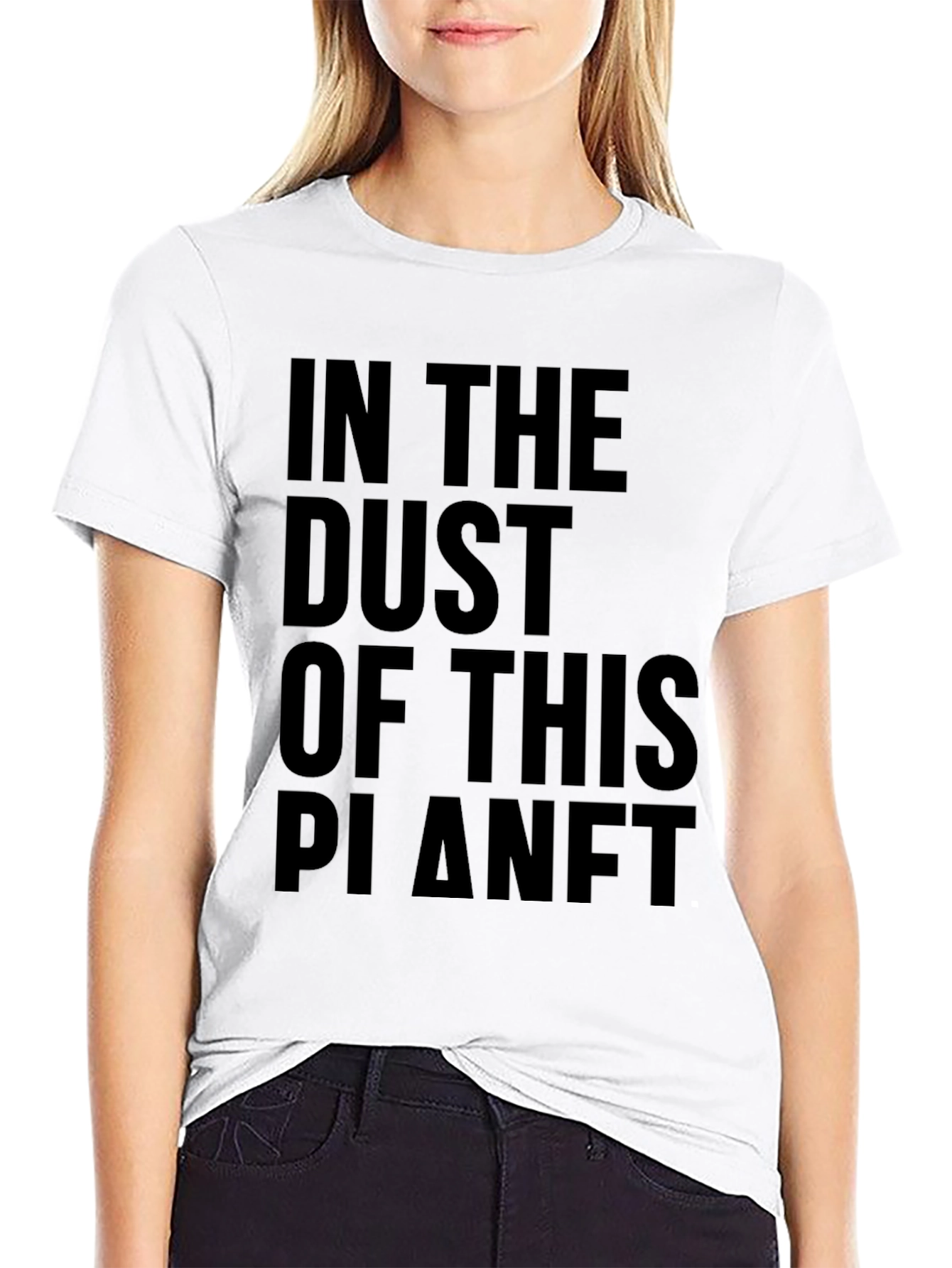 In The Dust Of This Planet Black Graphic Tee