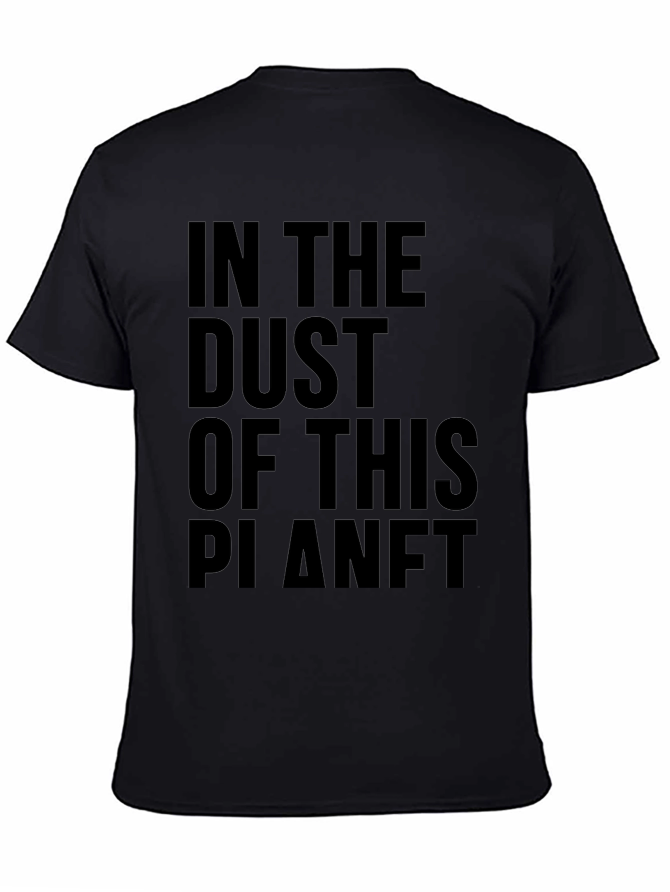 In The Dust Of This Planet Black Graphic Tee