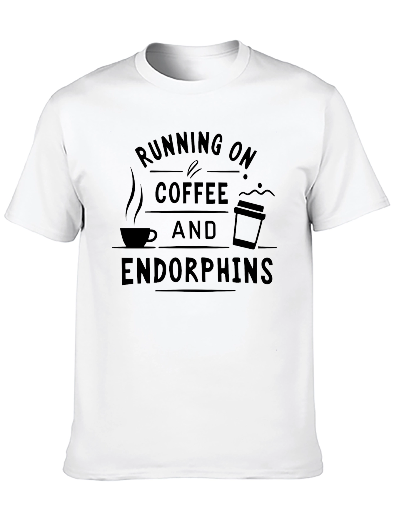 Running on Coffee and Endorphins Graphic Tee