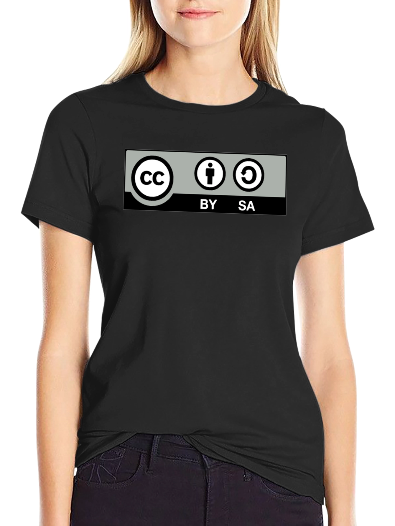 Creative Commons Black T-Shirt