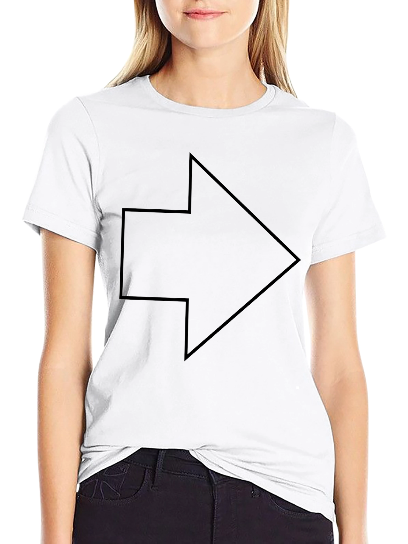 Arrow Graphic T-Shirt - Stylish & Modern Design