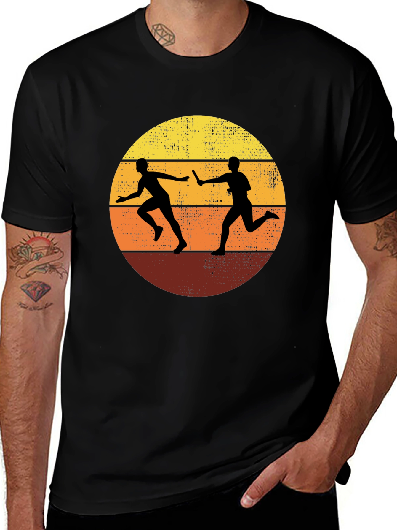 Retro Relay Race Graphic Tee