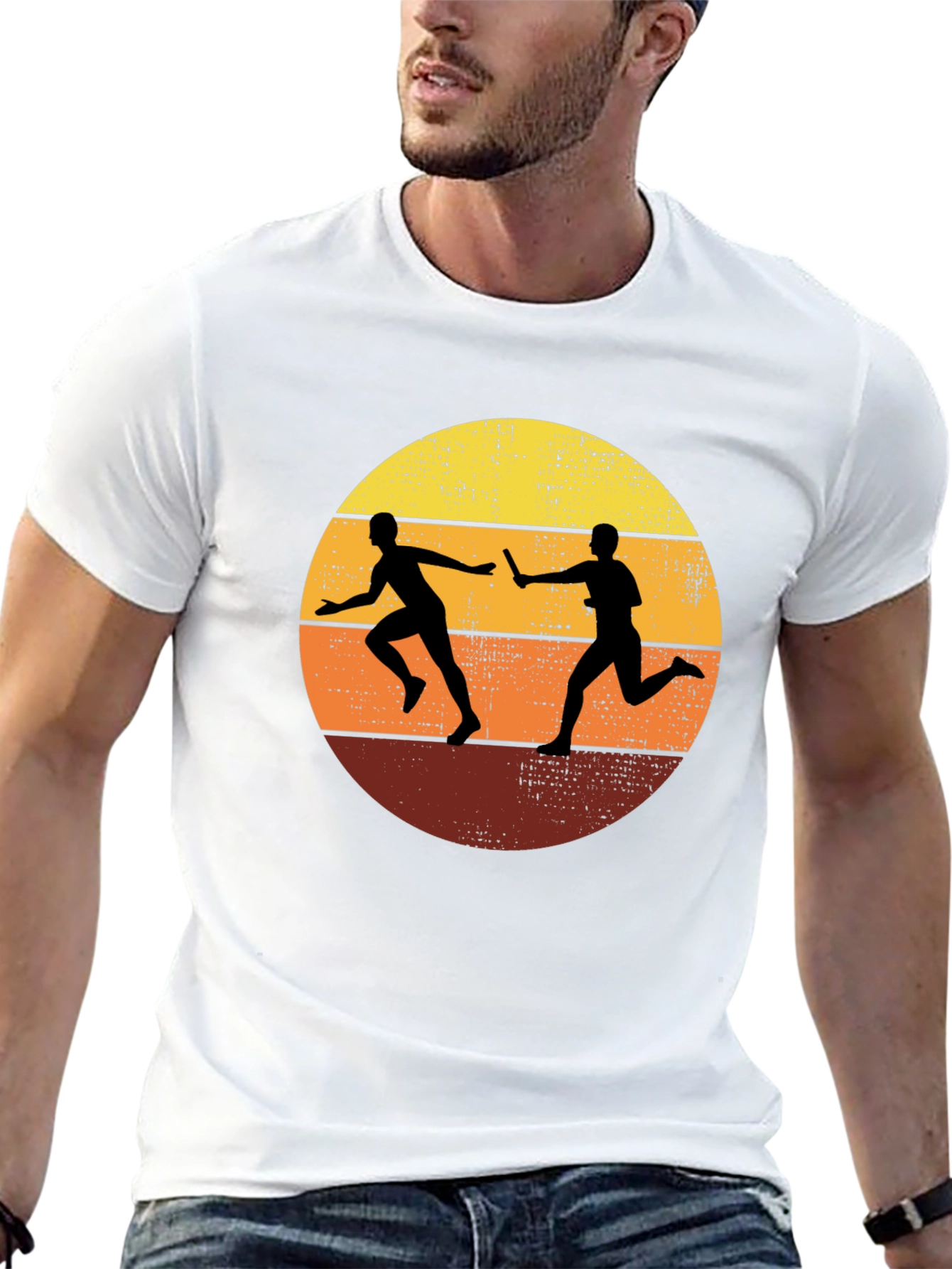 Retro Relay Race Graphic Tee