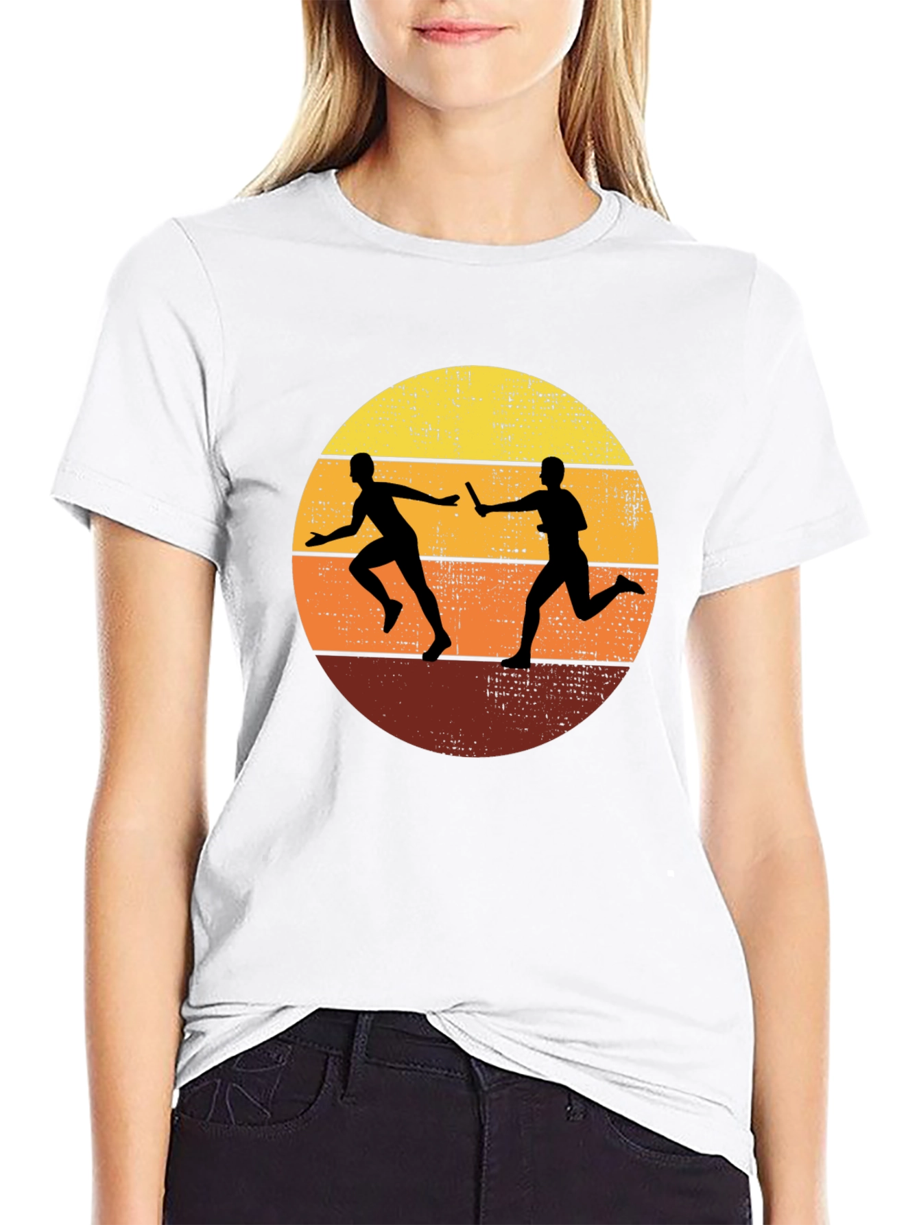 Retro Relay Race Graphic Tee