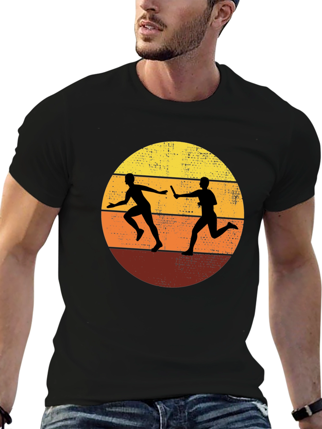 Retro Relay Race Graphic Tee