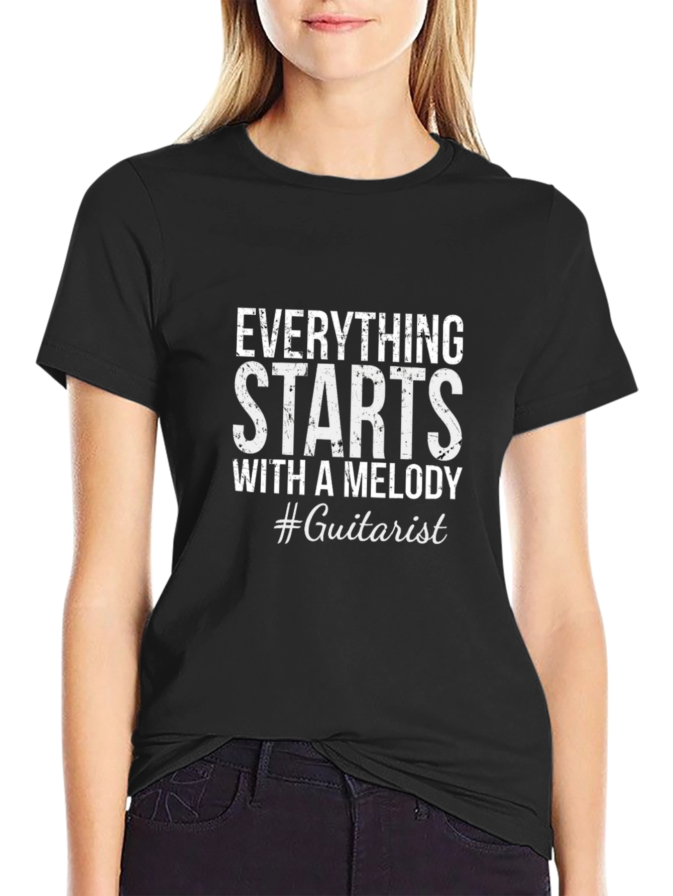 Everything Starts With A Melody Guitarist T-Shirt