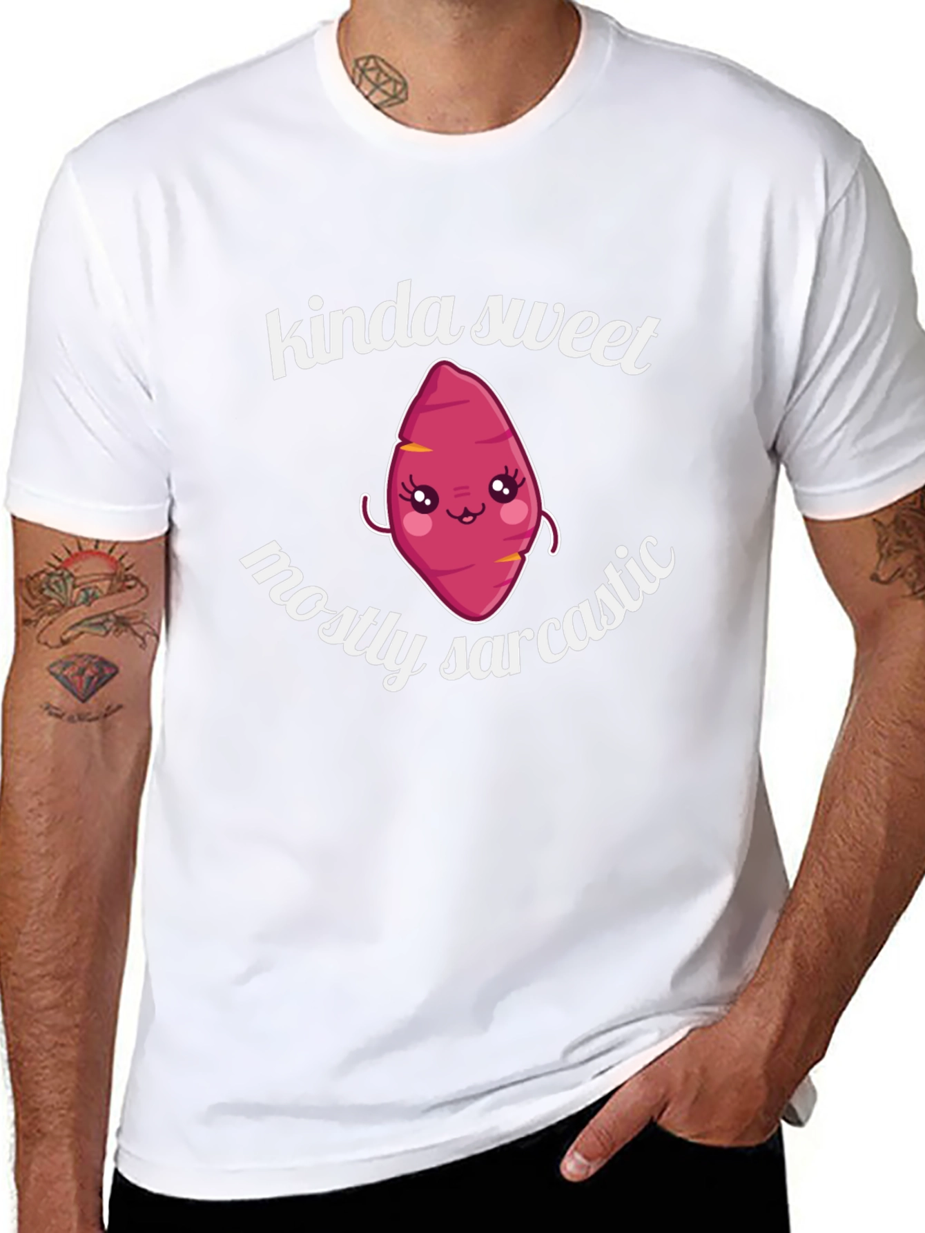 Kinda Sweet Mostly Sarcastic Cute Yam T-Shirt