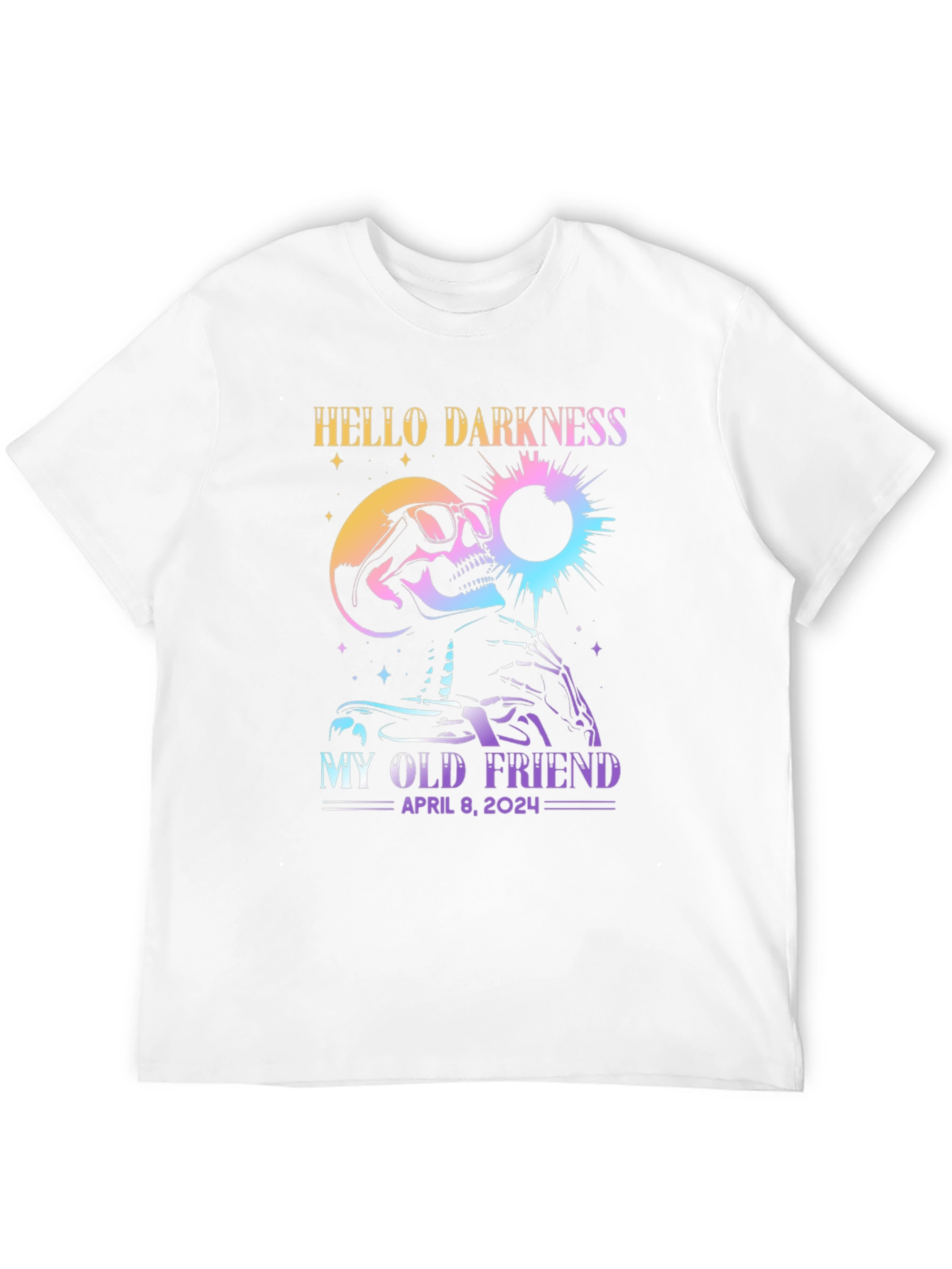 Hello Darkness Skeleton T-Shirt - April 8 2024