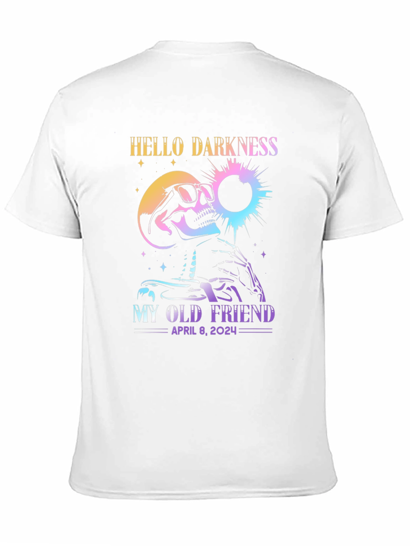 Hello Darkness Skeleton T-Shirt - April 8 2024