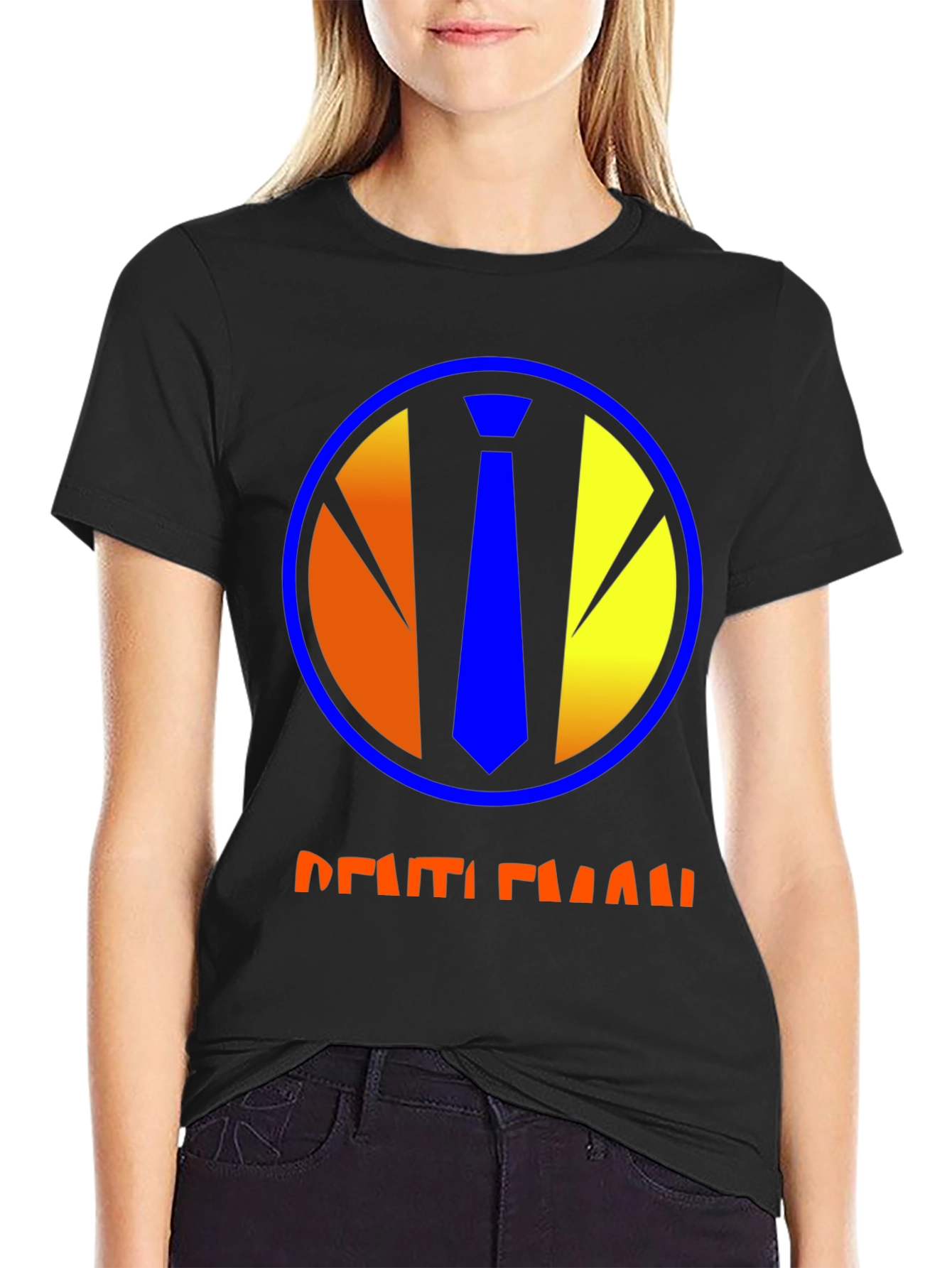 Gentleman Graphic Tee - Round Neck Short Sleeve