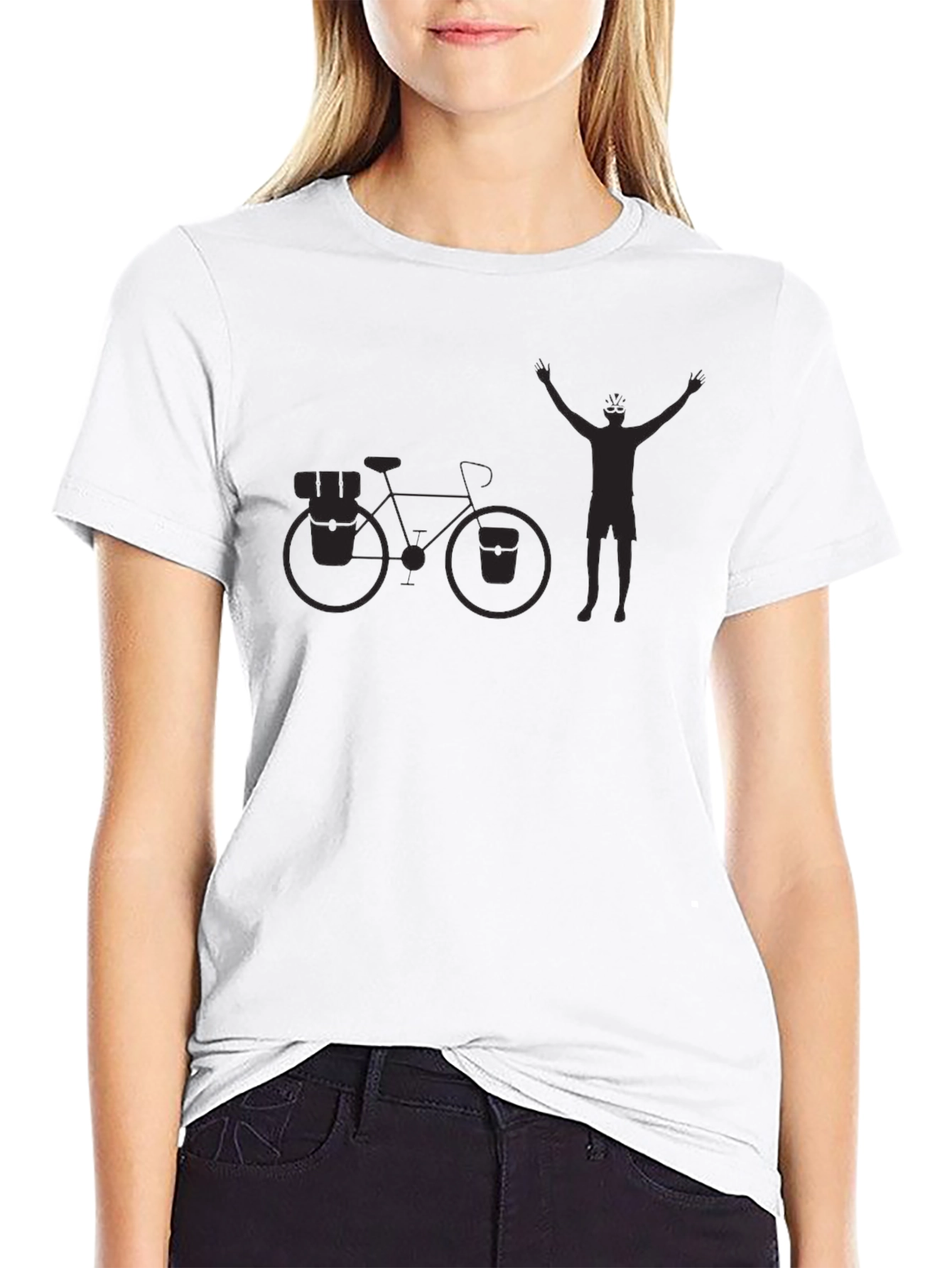 Mens Graphic Tee: Bicycle Triumph Design