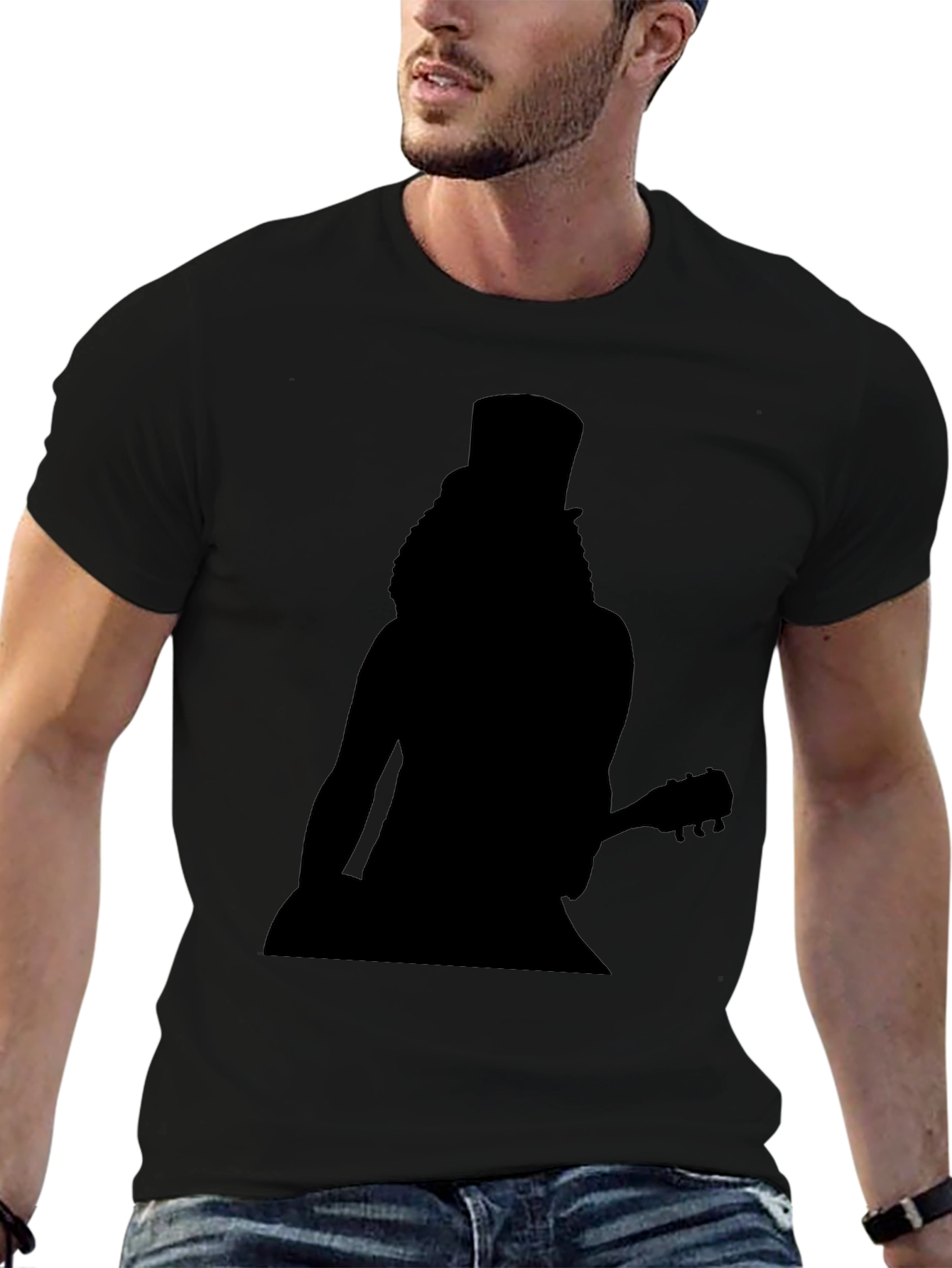 Slash Silhouette T-Shirt - Iconic Rock Style