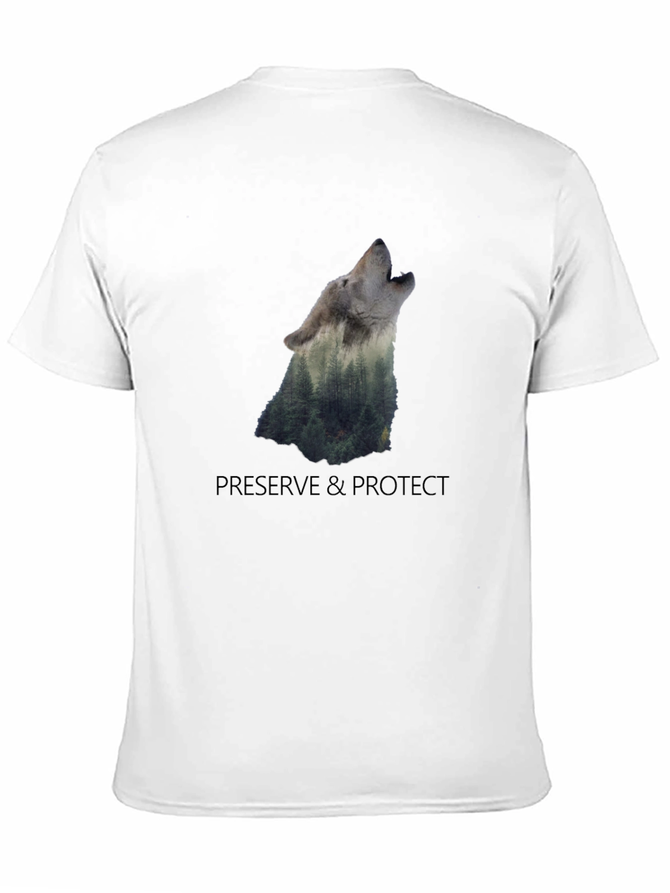 Nature Wolf Graphic Tee - Preserve & Protect