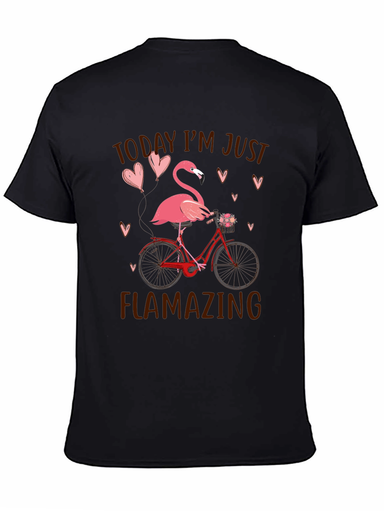 Flamazing Flamingo Bicycle Graphic Tee