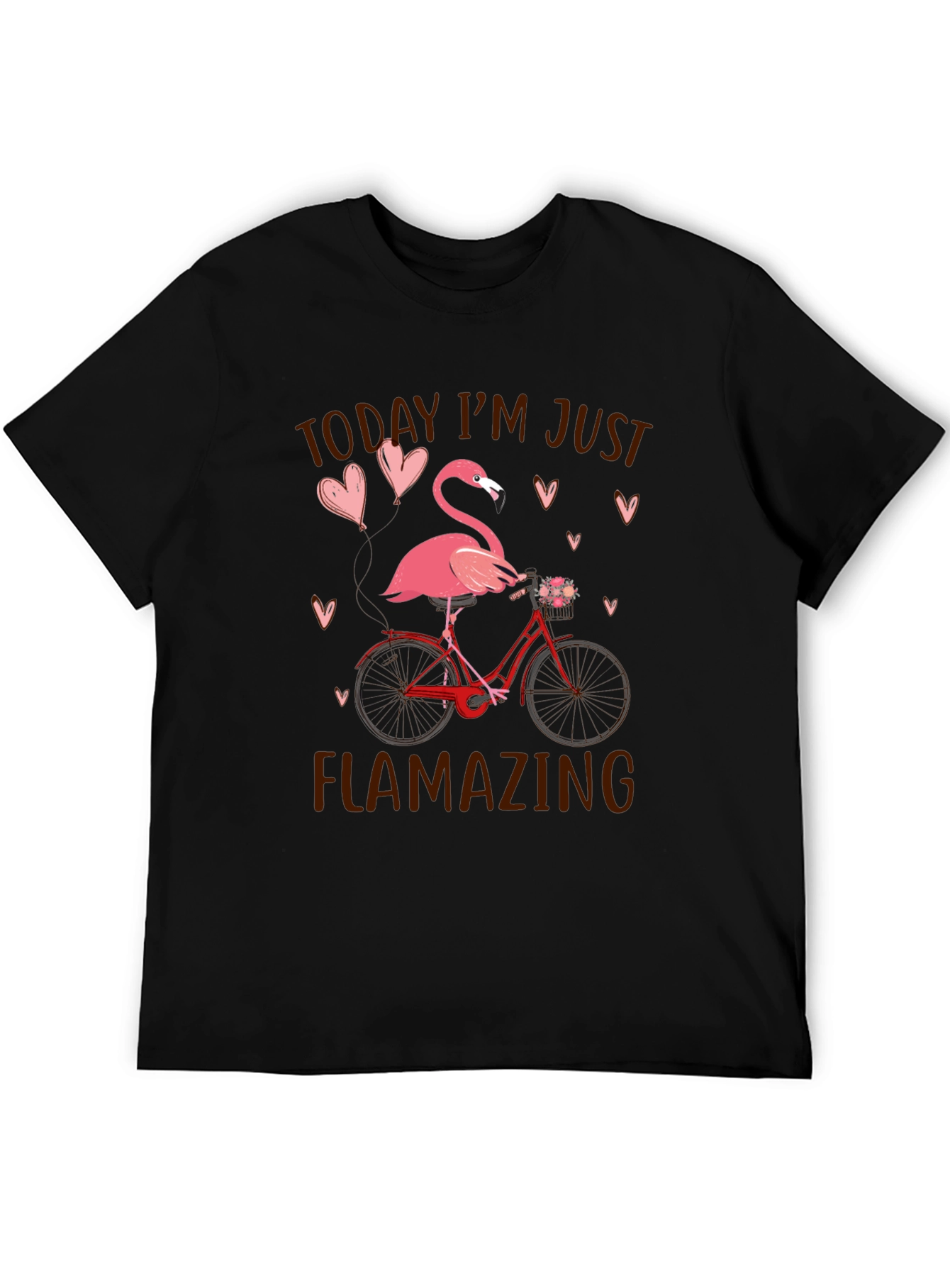 Flamazing Flamingo Bicycle Graphic Tee