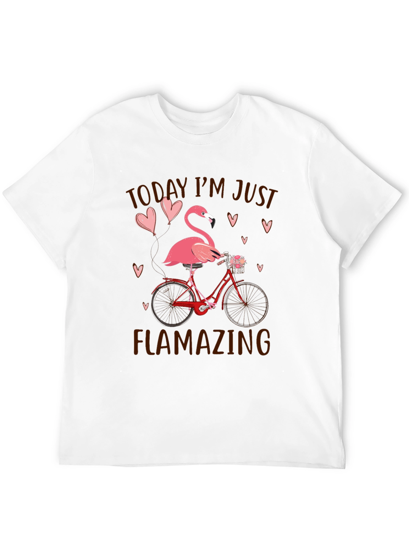 Flamazing Flamingo Bicycle Graphic Tee