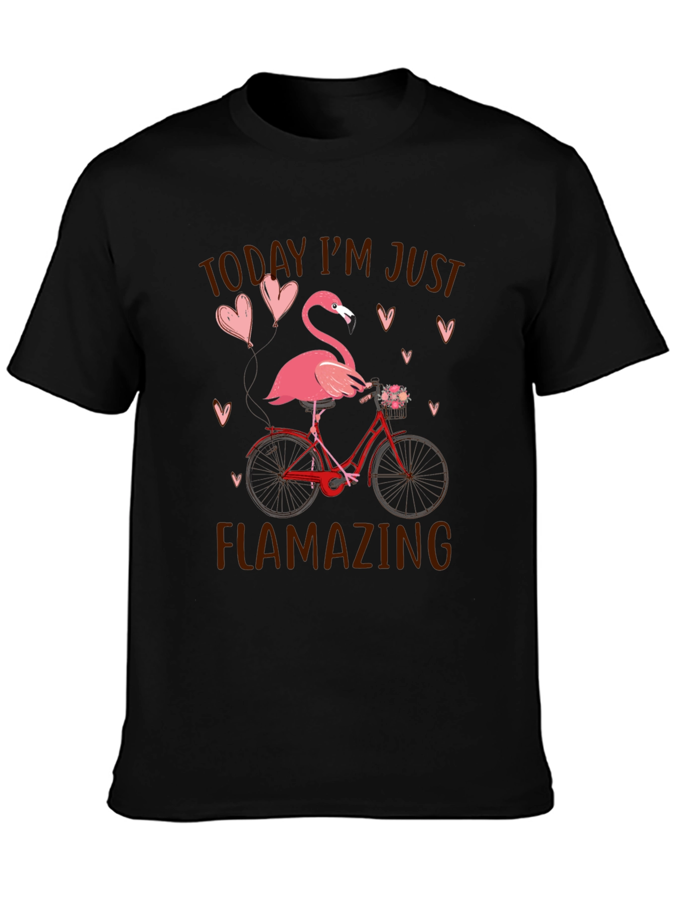 Flamazing Flamingo Bicycle Graphic Tee