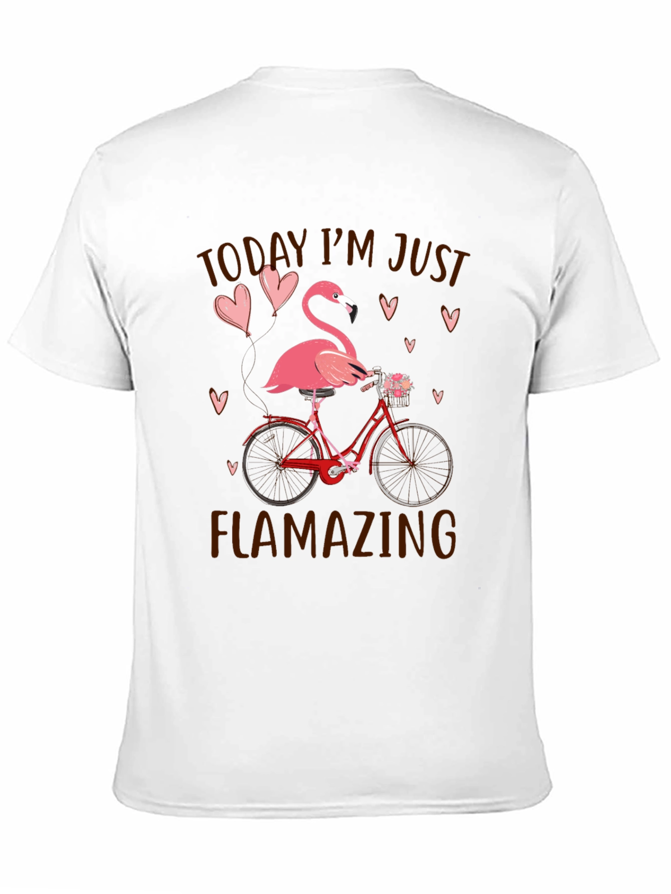 Flamazing Flamingo Bicycle Graphic Tee