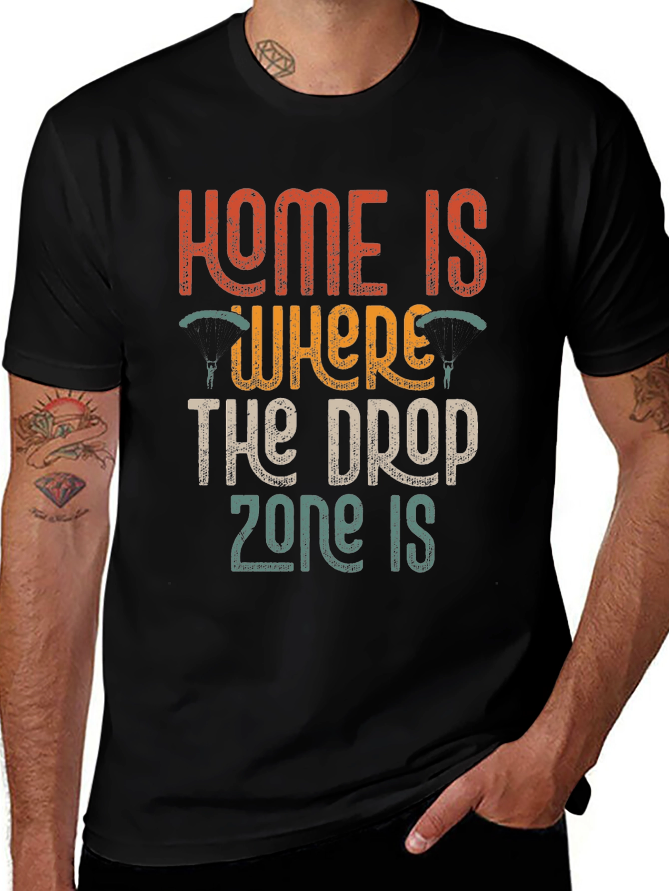 Home is Where The Drop Zone Is T-Shirt