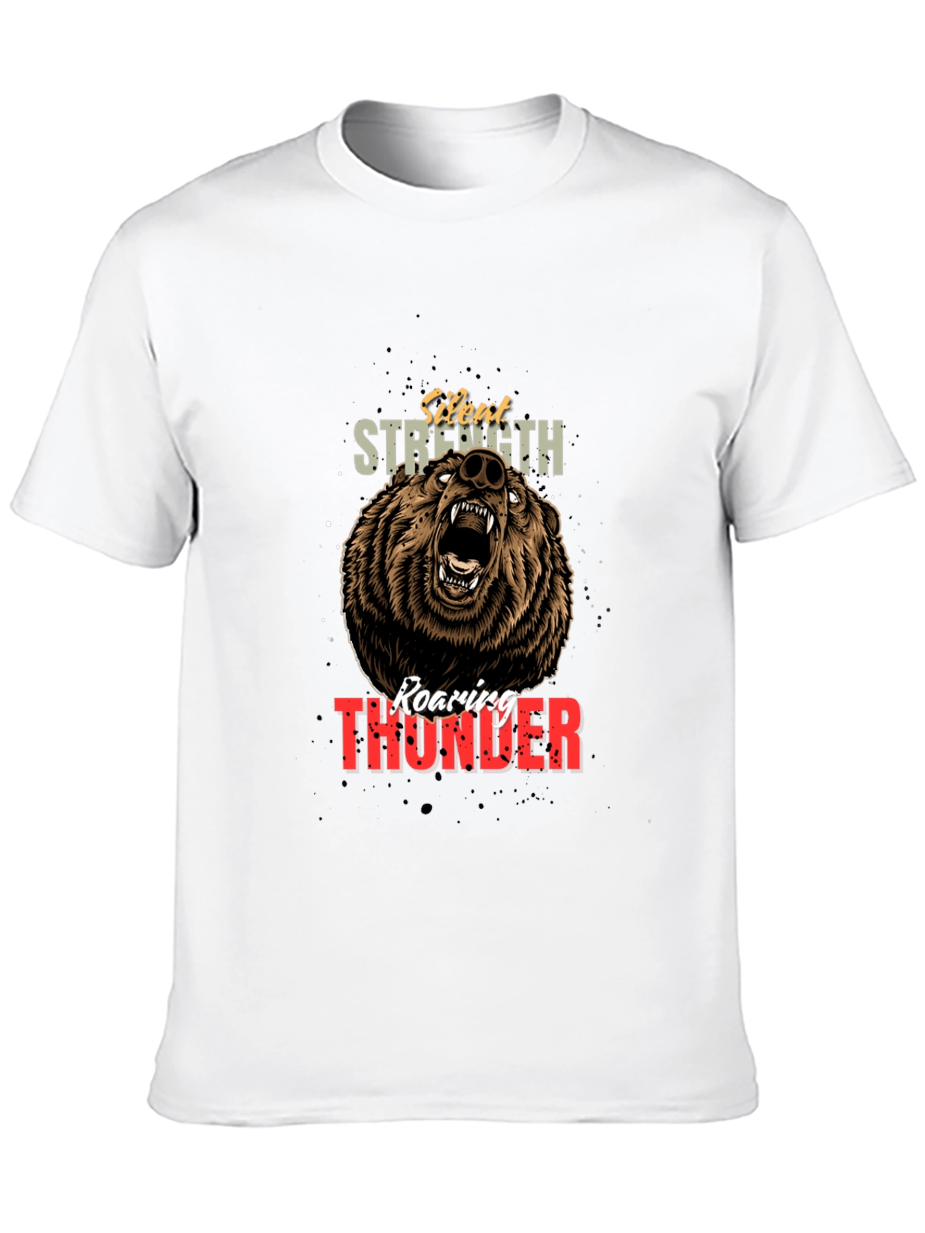 Roaring Thunder Bear Graphic Tee