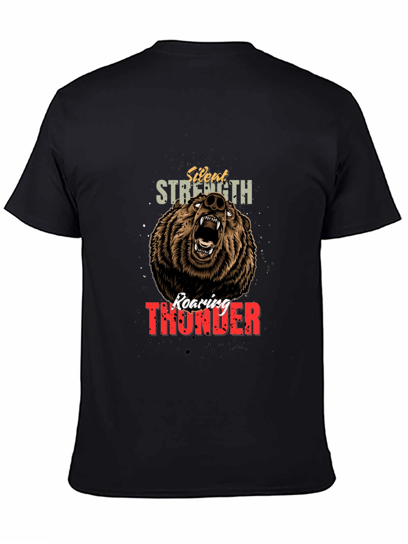 Roaring Thunder Bear Graphic Tee