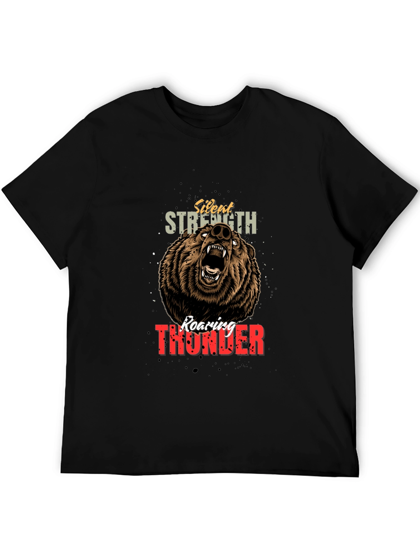 Roaring Thunder Bear Graphic Tee