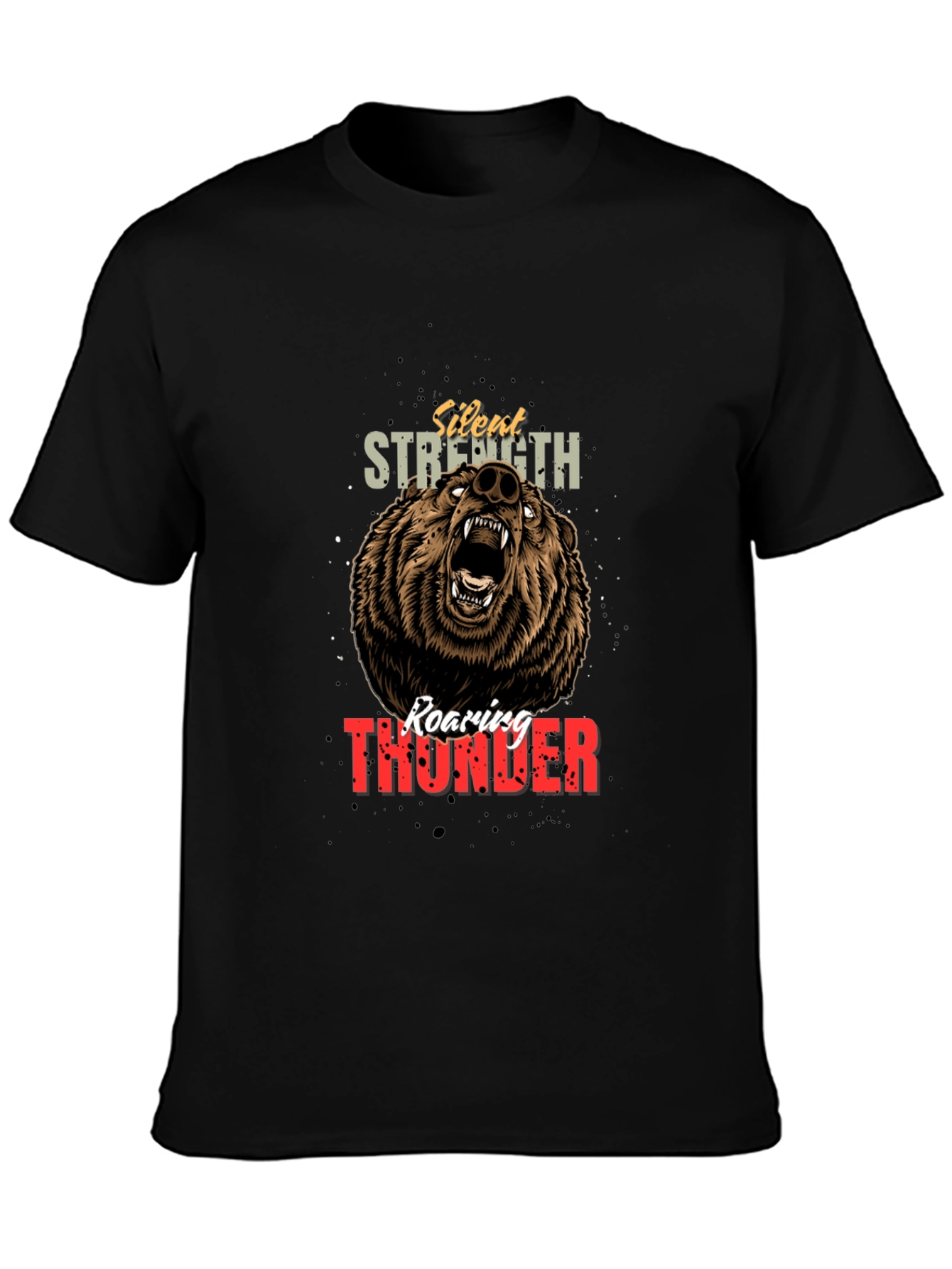 Roaring Thunder Bear Graphic Tee