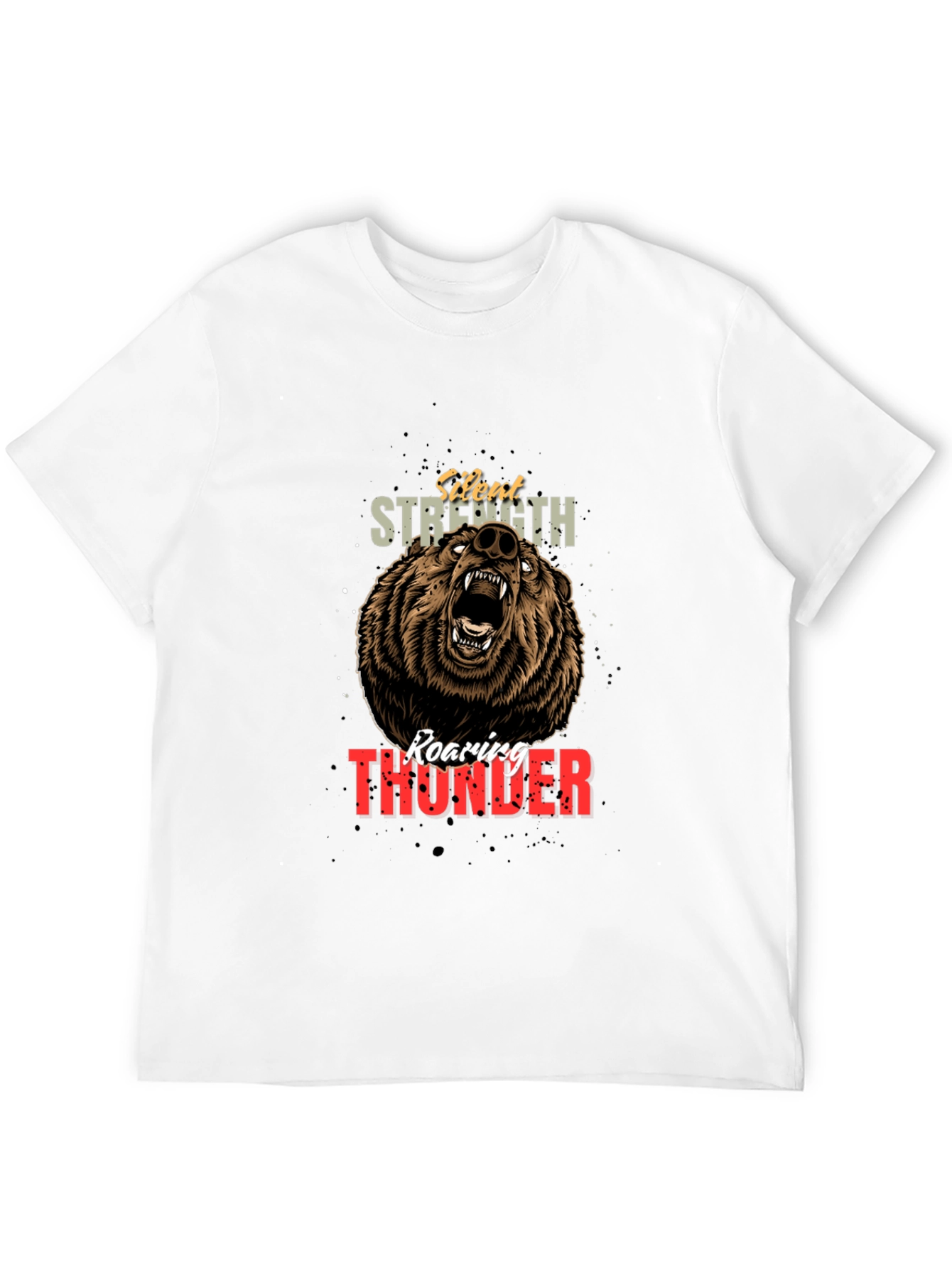 Roaring Thunder Bear Graphic Tee