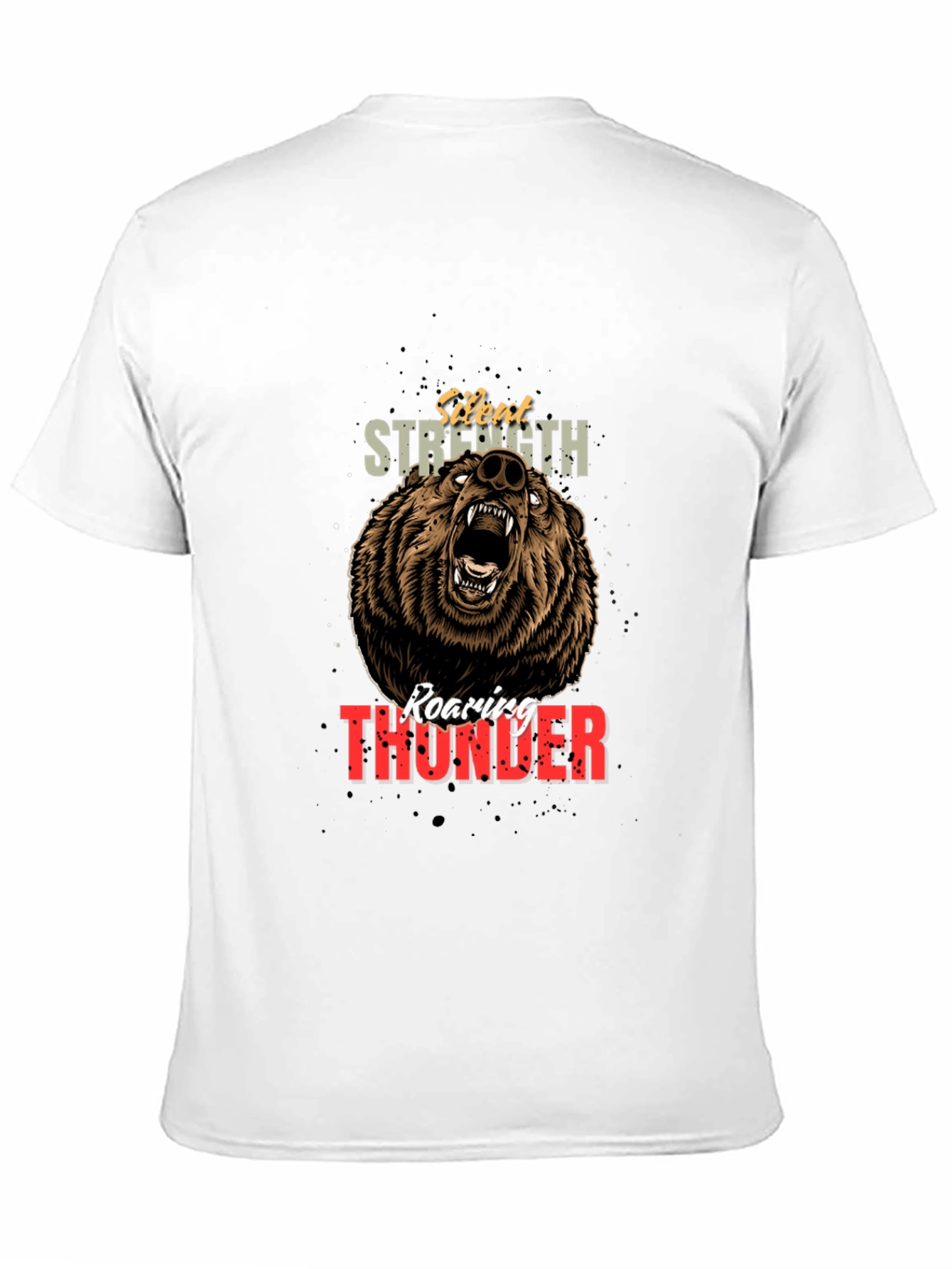 Roaring Thunder Bear Graphic Tee