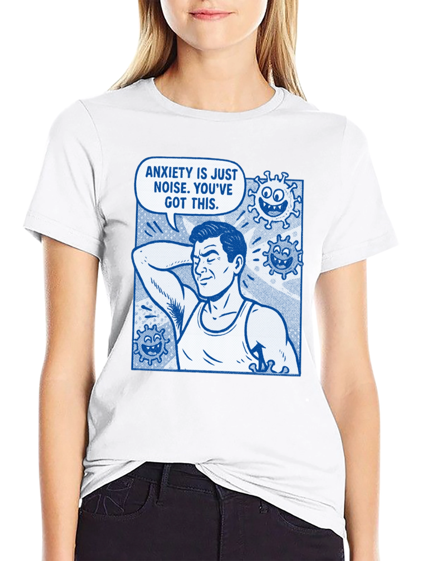 Anxiety is Just Noise Graphic T-Shirt