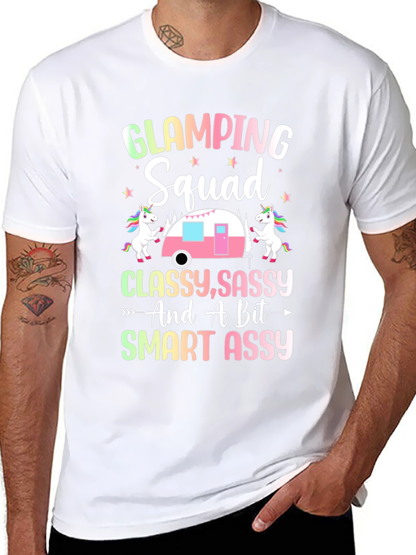 Glamping Squad Graphic T-Shirt