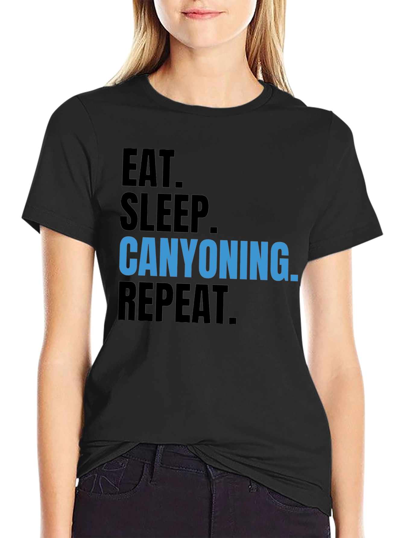 Canyoning T-Shirt - Eat Sleep Repeat!
