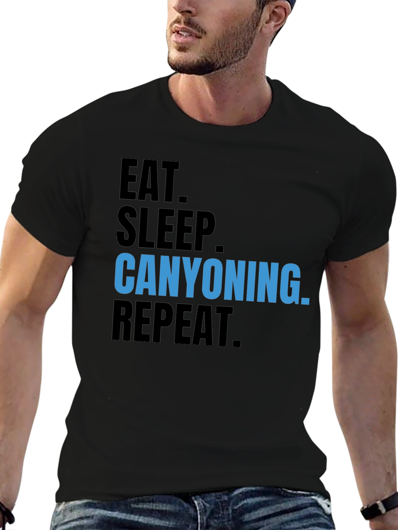 Canyoning T-Shirt - Eat Sleep Repeat!