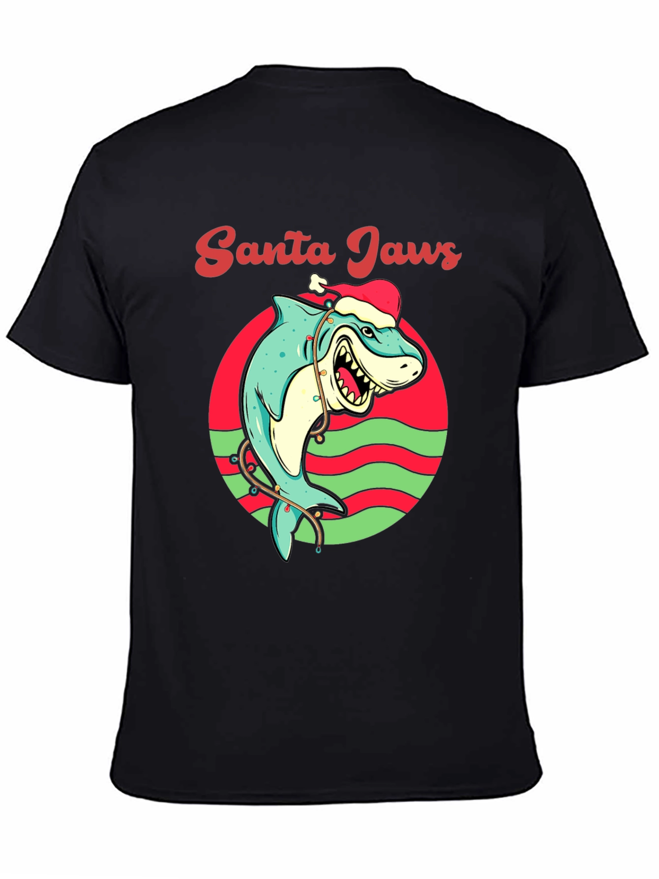 Santa Jaws Christmas T-Shirt