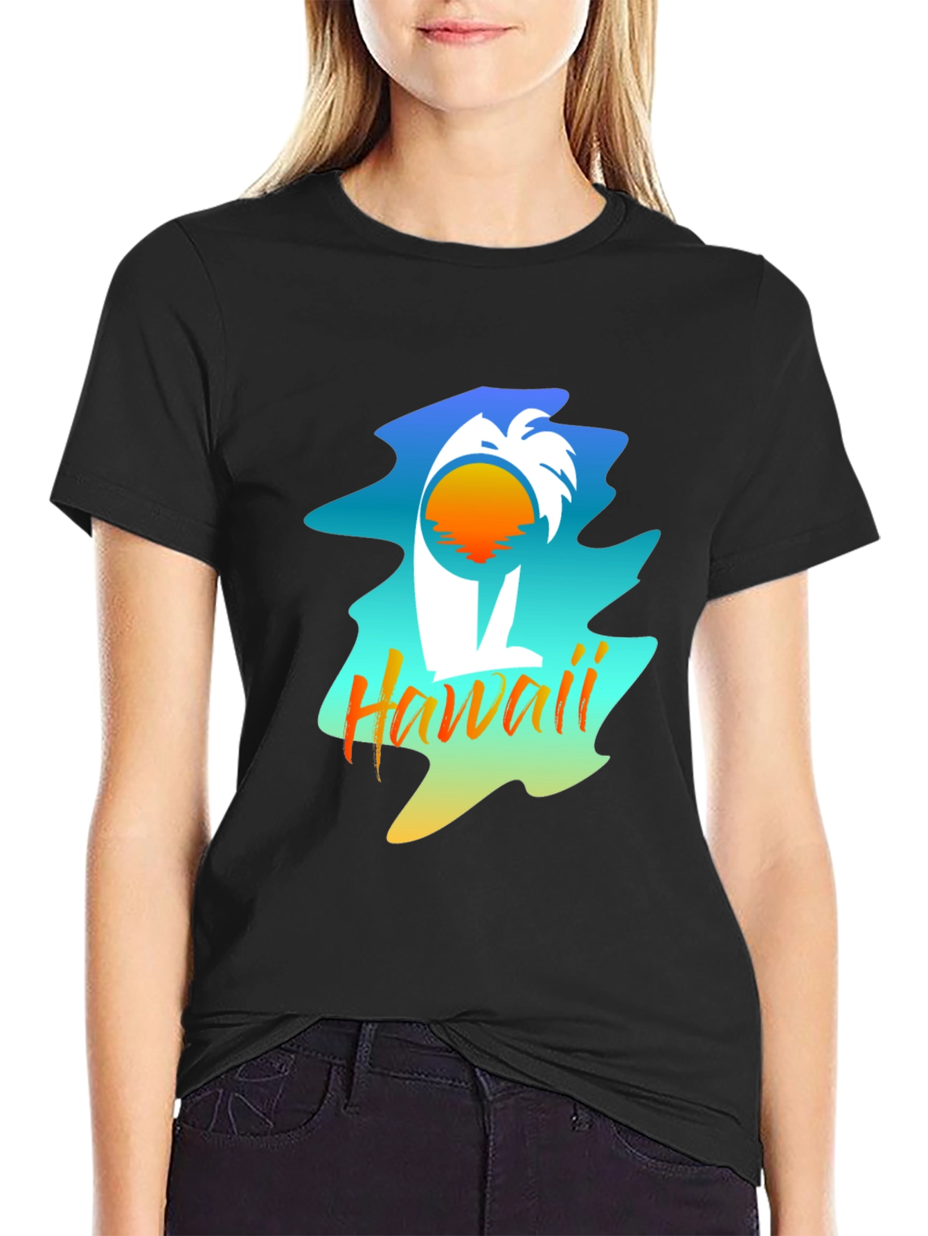Hawaii Palm Tree Graphic Tee