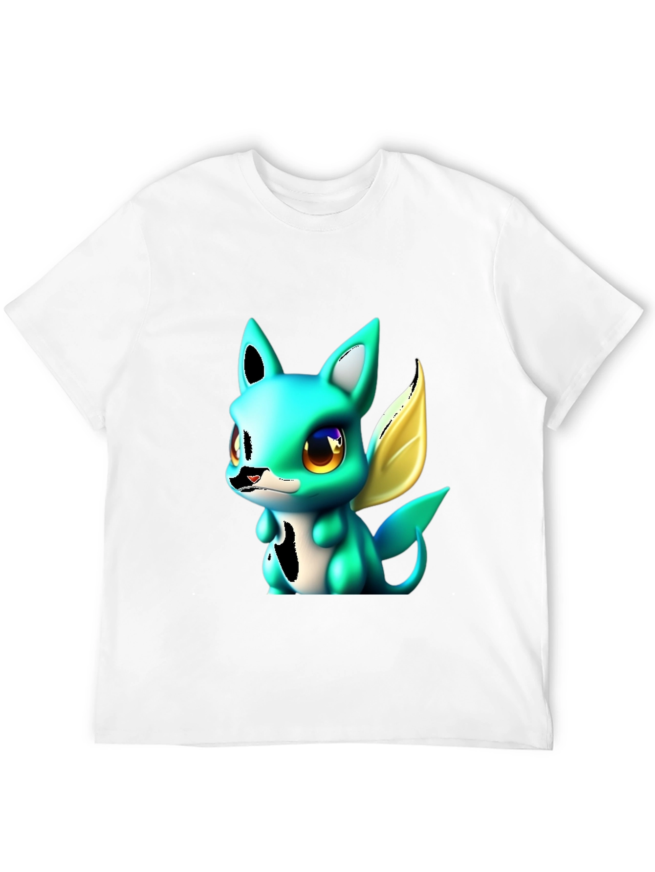 Cute Cartoon Creature Graphic T-Shirt