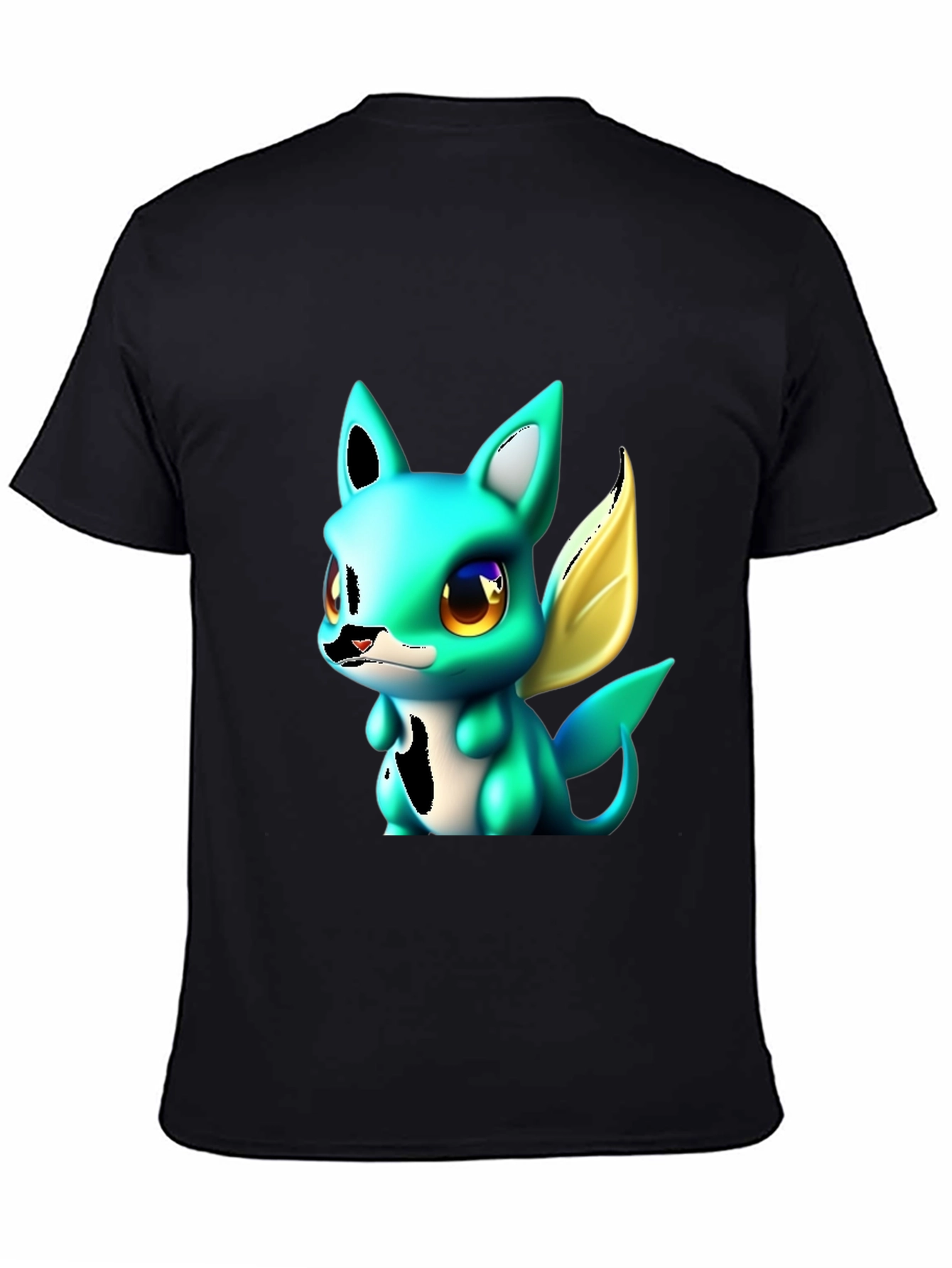 Cute Cartoon Creature Graphic T-Shirt